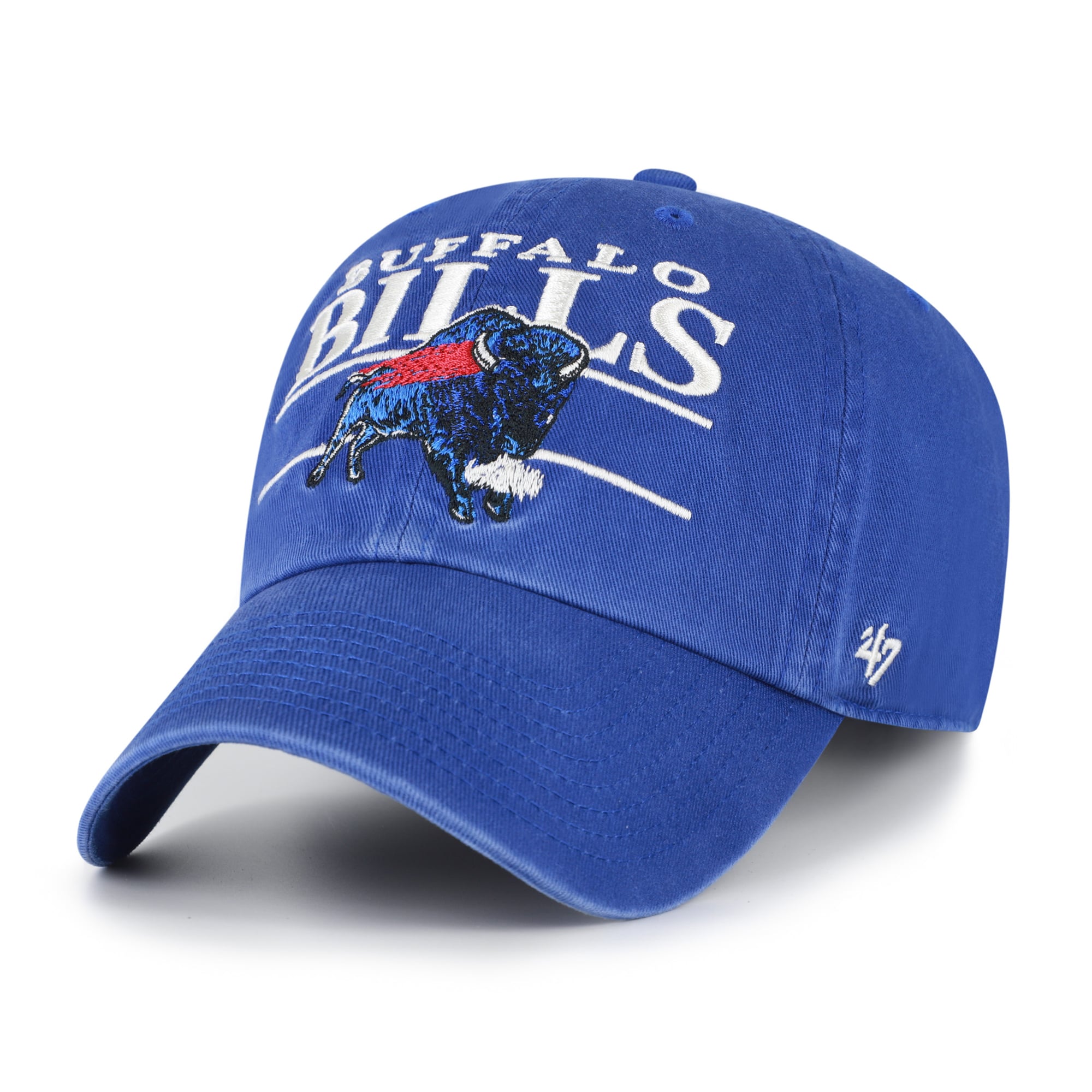 Casquette ajustable homme '47 Royal Buffalo Bills Throwback Graphic Clean Up