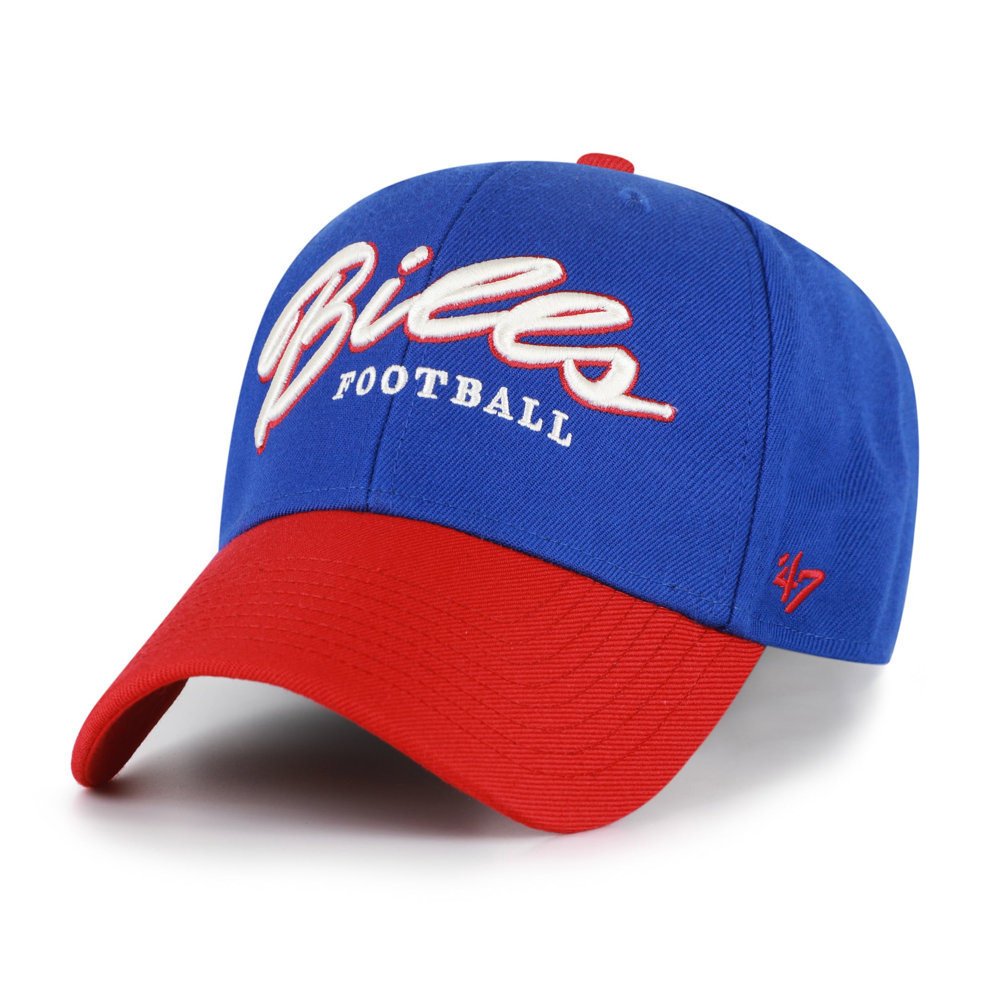 Men's '47 Royal Buffalo Bills Throwback MVP Adjustable Hat