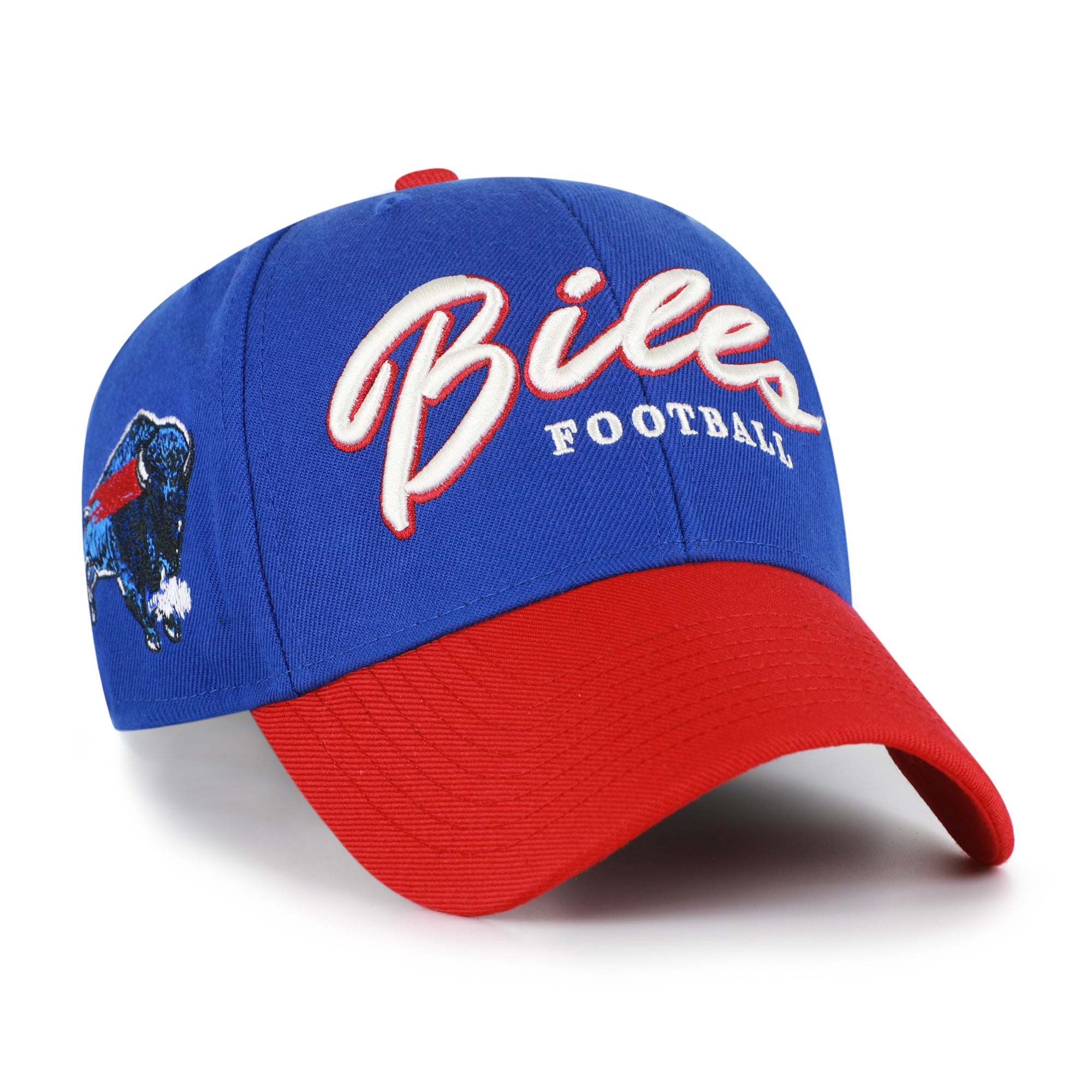 Men's '47 Royal Buffalo Bills Throwback MVP Adjustable Hat