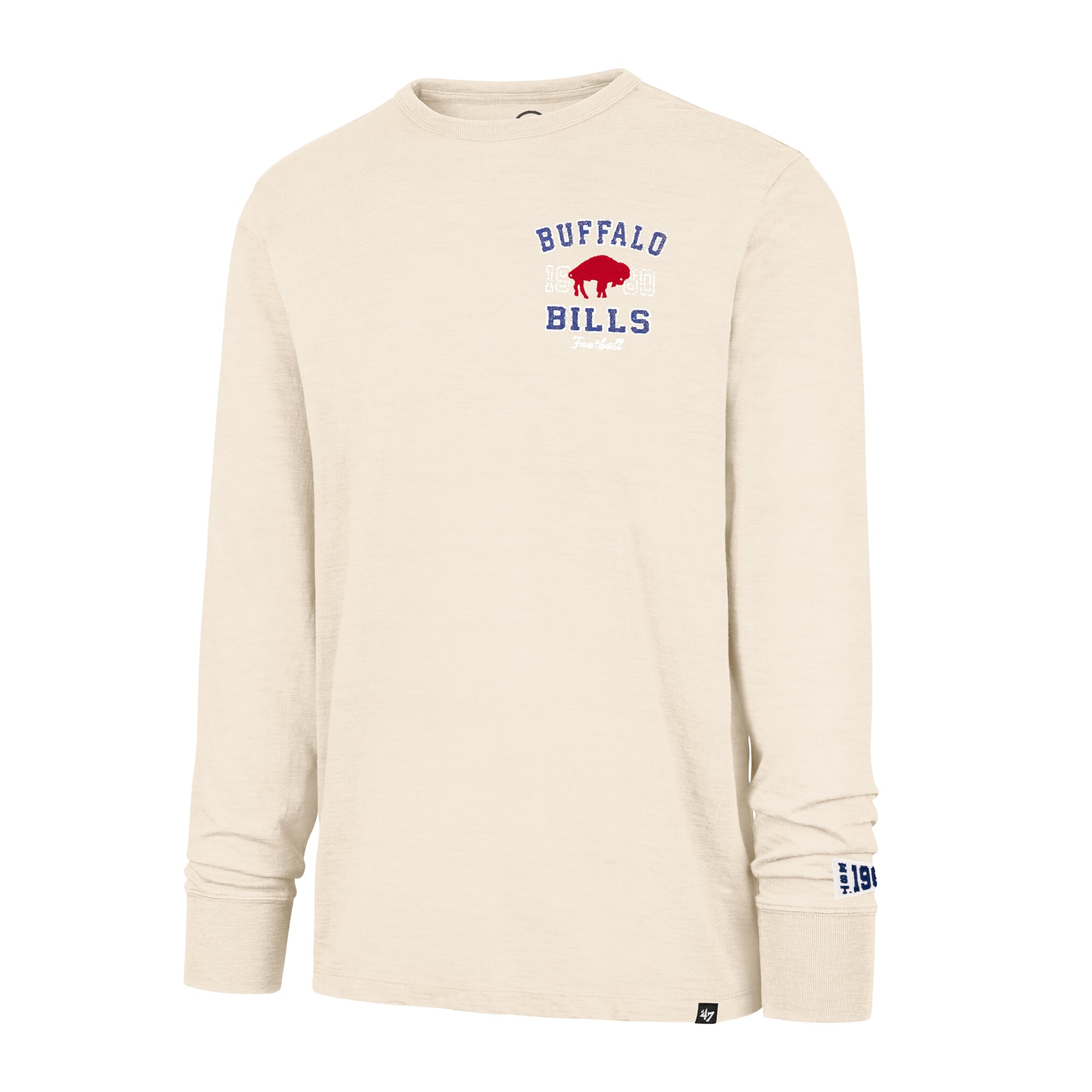 T-shirt à manches longues Buffalo Bills beige '47 pour homme