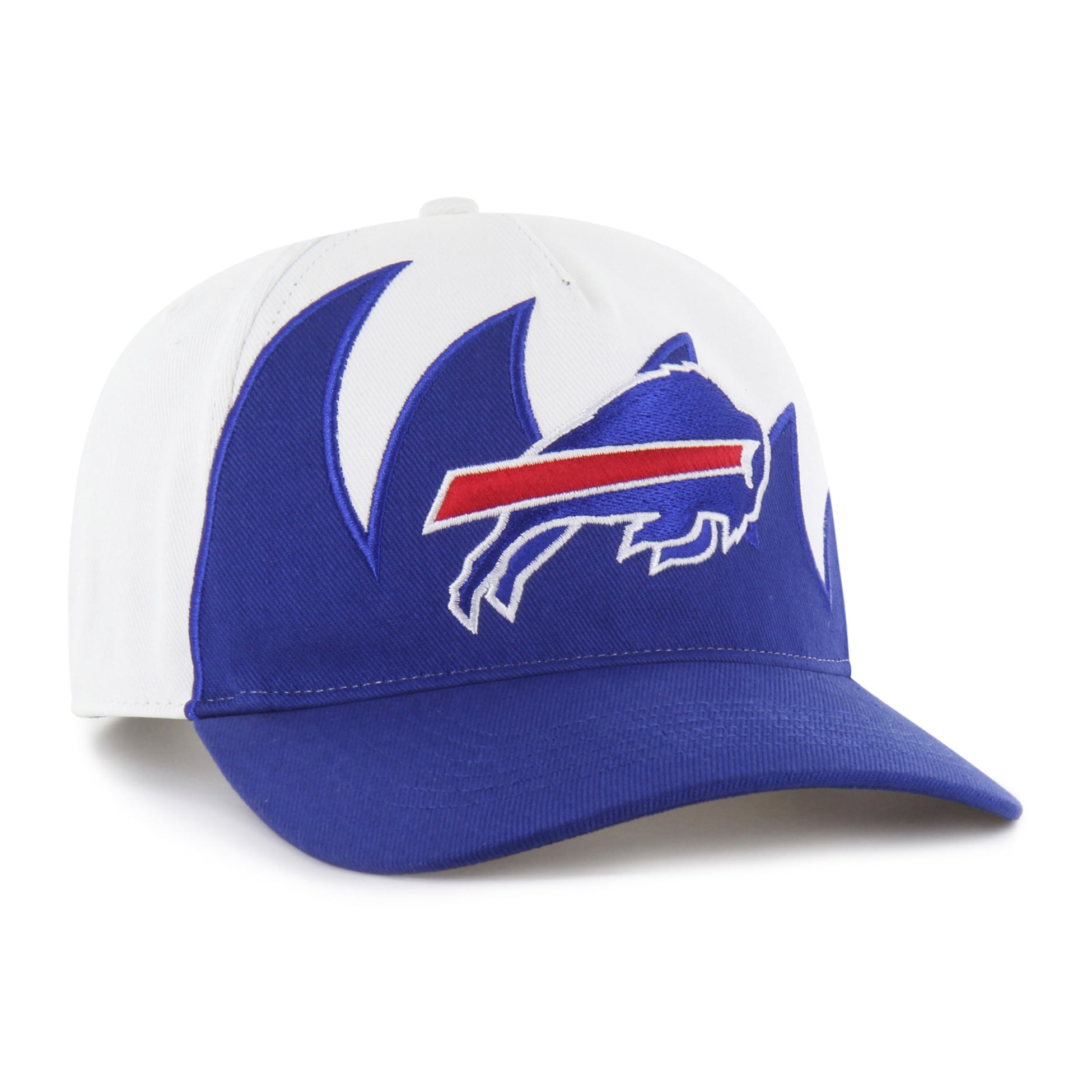 Men's '47 White Buffalo Bills Jagged Hitch Adjustable Hat