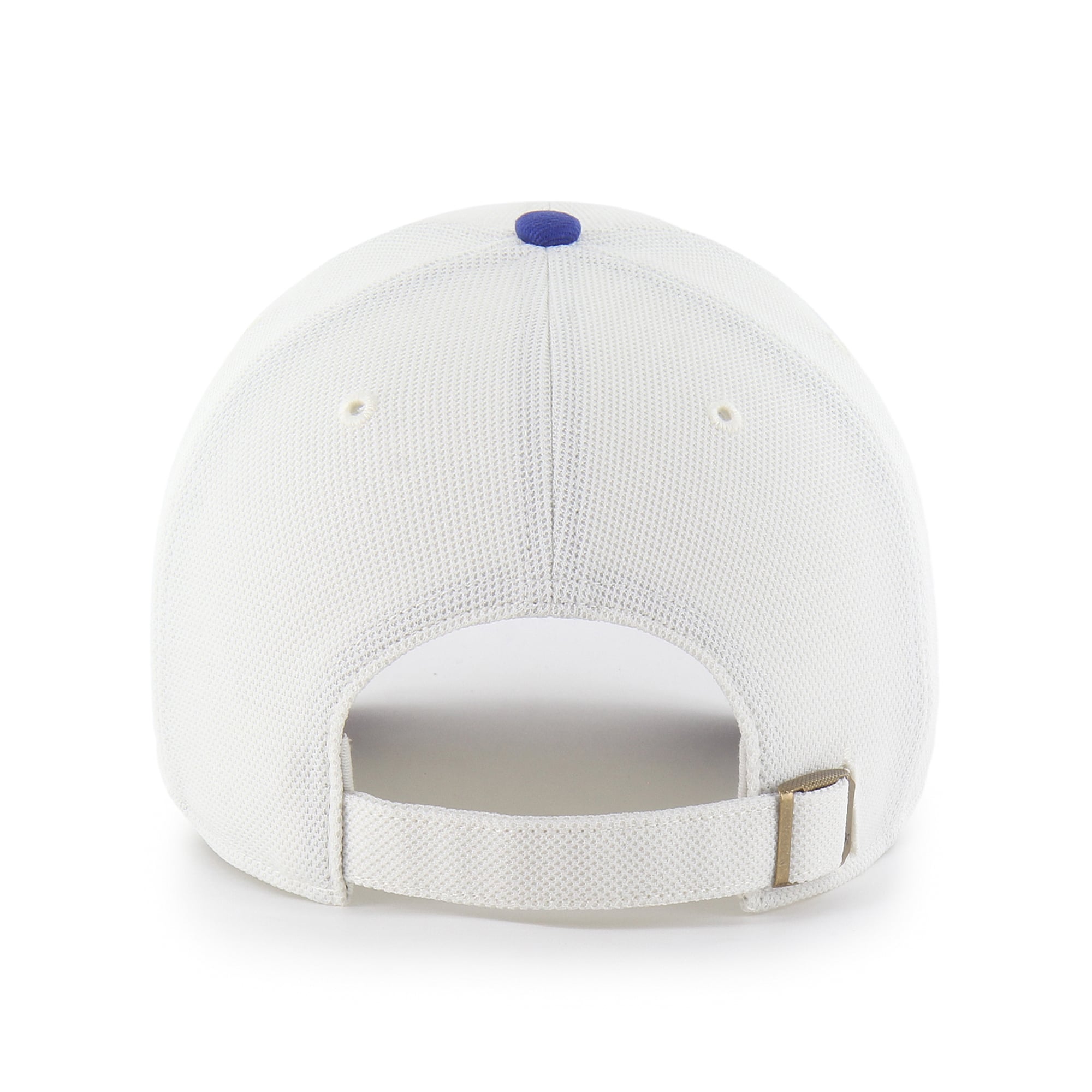 Men's '47 White/Royal Buffalo Bills Pique Patch Clean Up Adjustable Hat