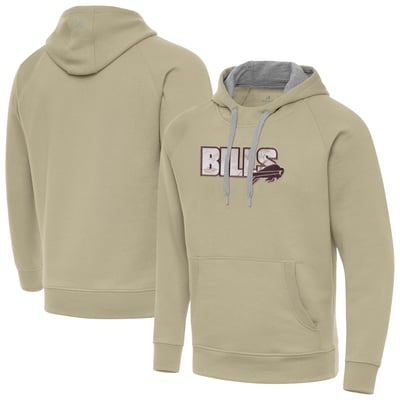 Buffalo Bills Antigua Woodland Camo Victory Hoodie - Khaki