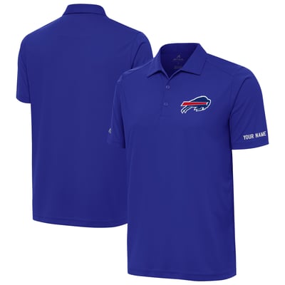 Buffalo Bills Antigua  Personalized Tribute Polo - Royal