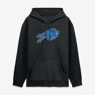 Buffalo Bills  Metallic Mascot Hoodie - Black