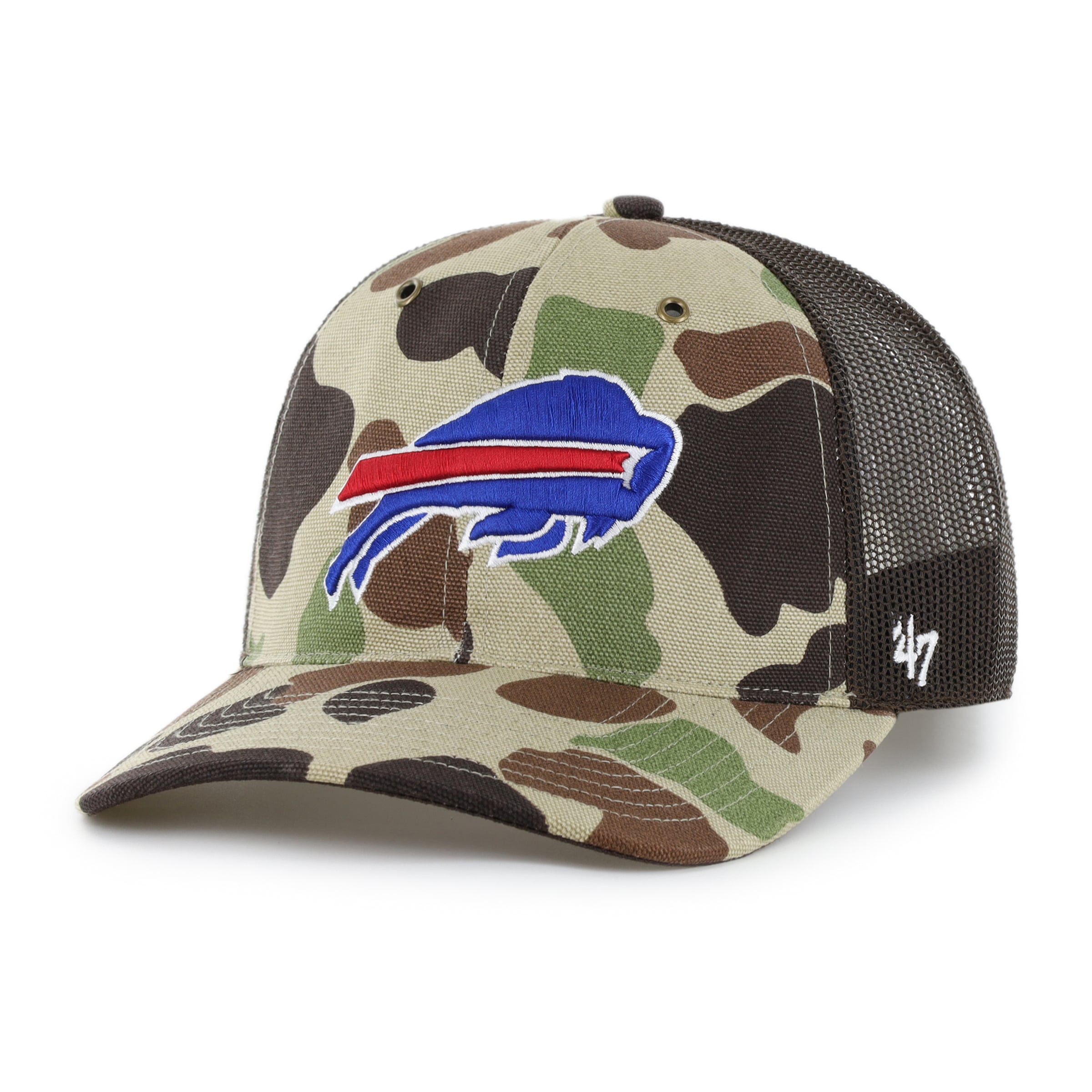 Buffalo Bills Carhartt x '47 Adjustable Trucker Hat - Duck Camo