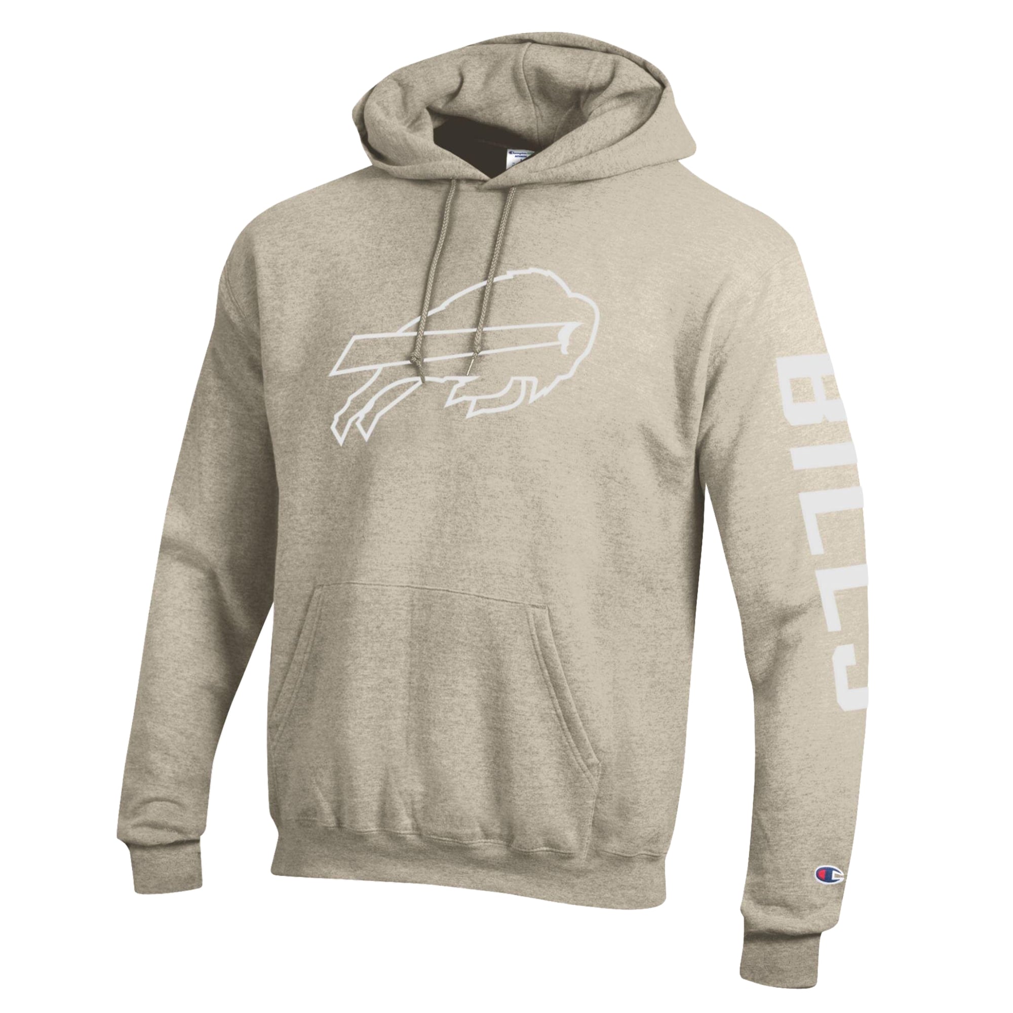 Sweat à capuche Champion Powerblend couleur avoine pour homme