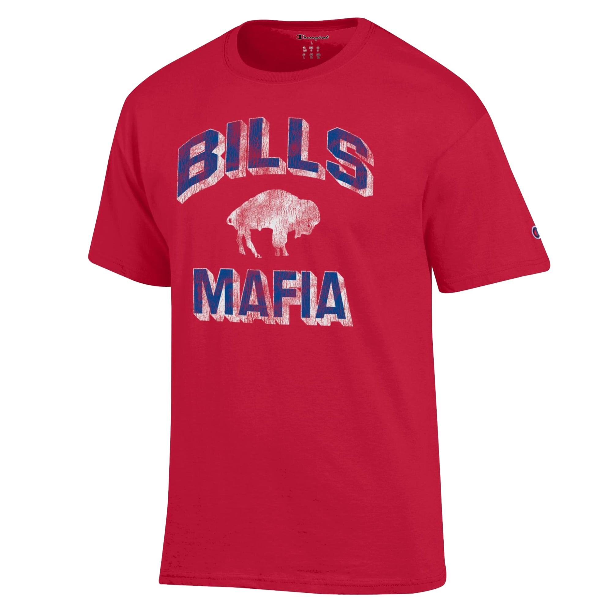 T-shirt Champion rouge Buffalo Bills Mafia pour homme