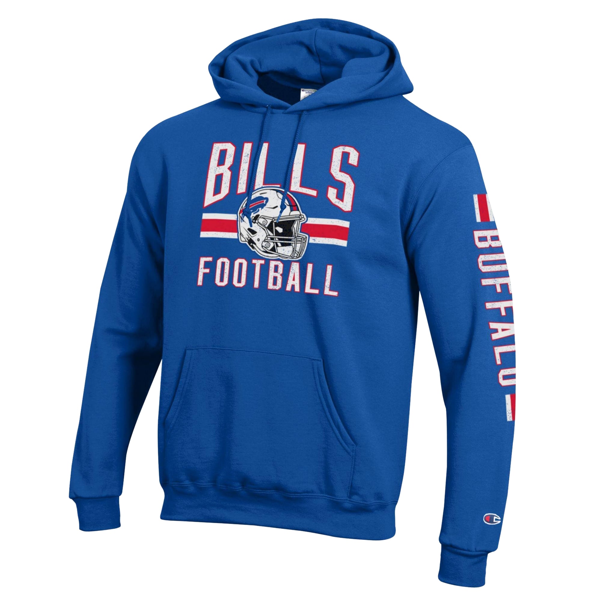 Men's Champion Royal Buffalo Bills Powerblend Hoodie