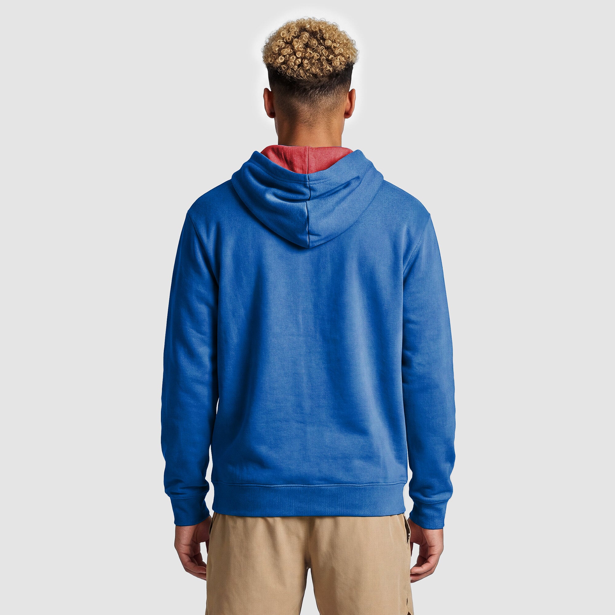 Men's Champion  Royal/Red Buffalo Bills Full-Zip Hoodie
