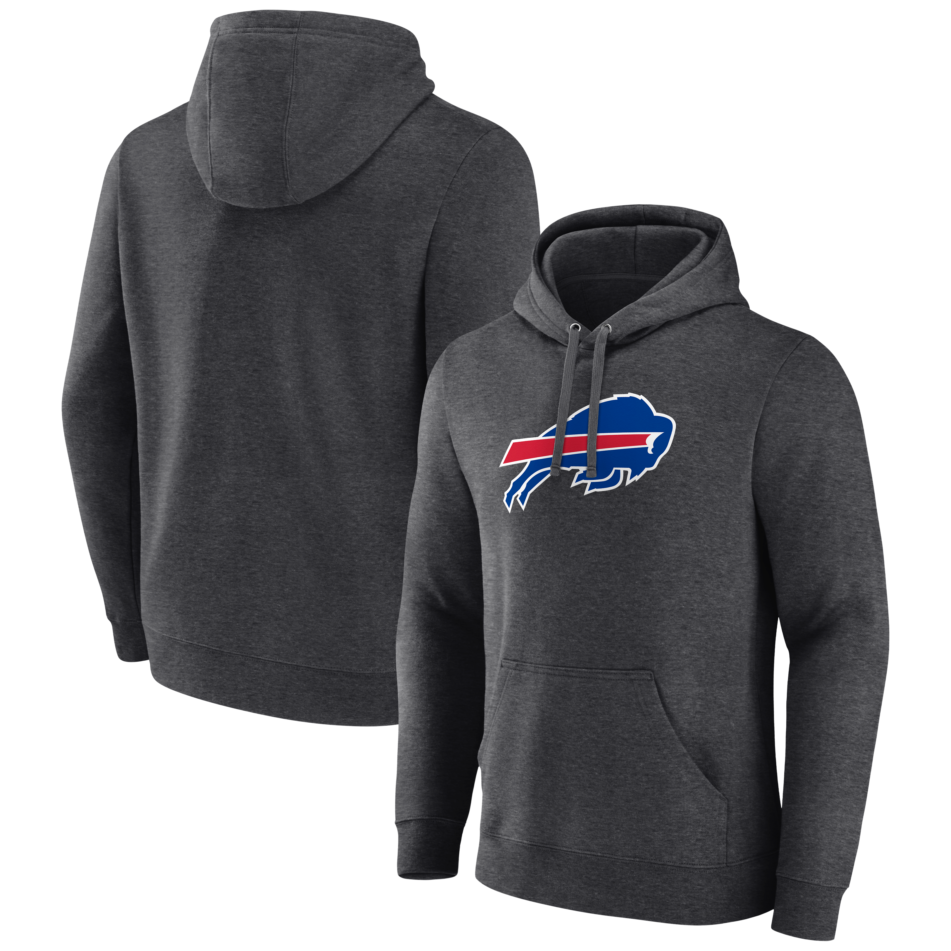 Sweat à capuche rouge pour homme avec logo principal des Buffalo Bills