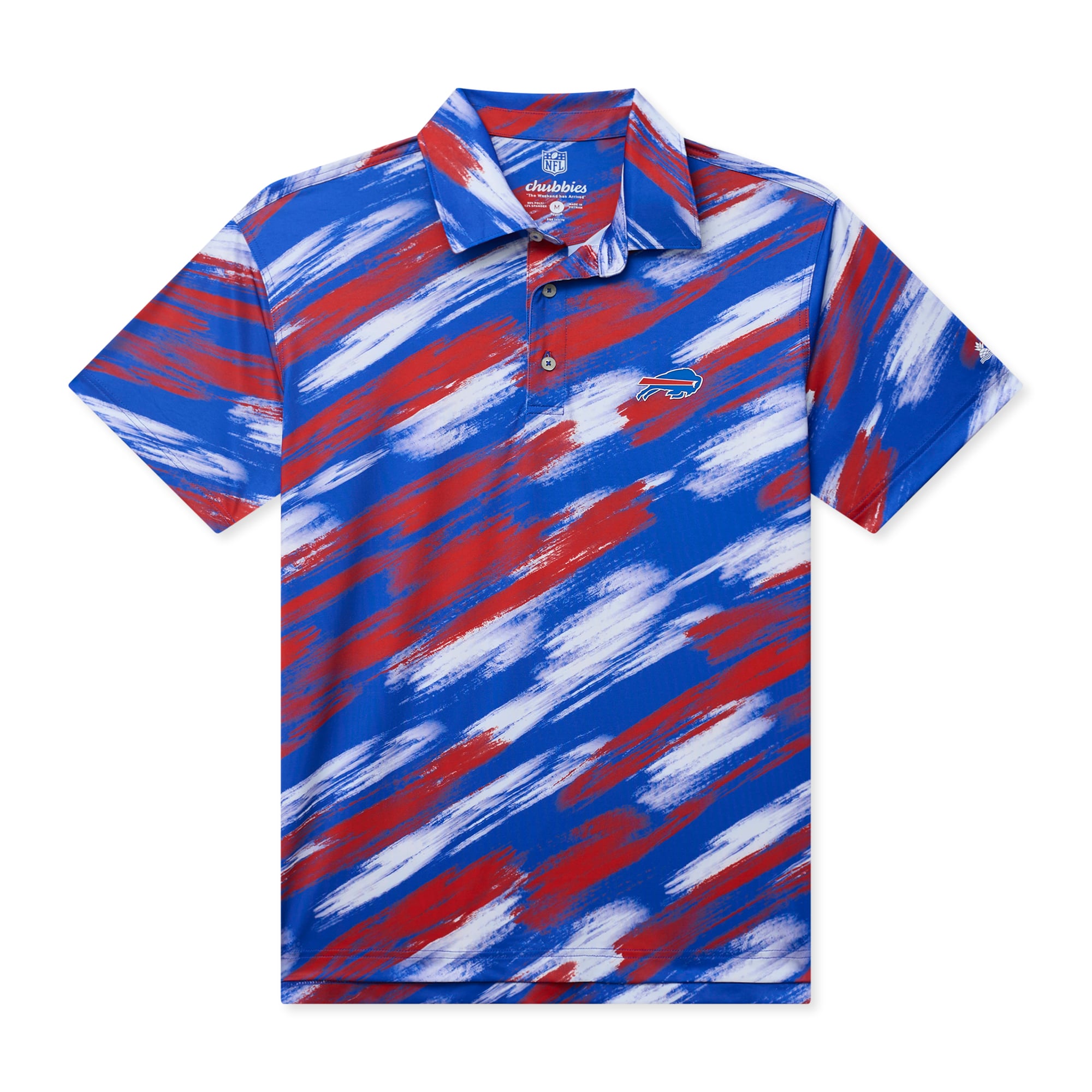 Polo Chubbies Royal Buffalo Bills Color Blitz pour homme