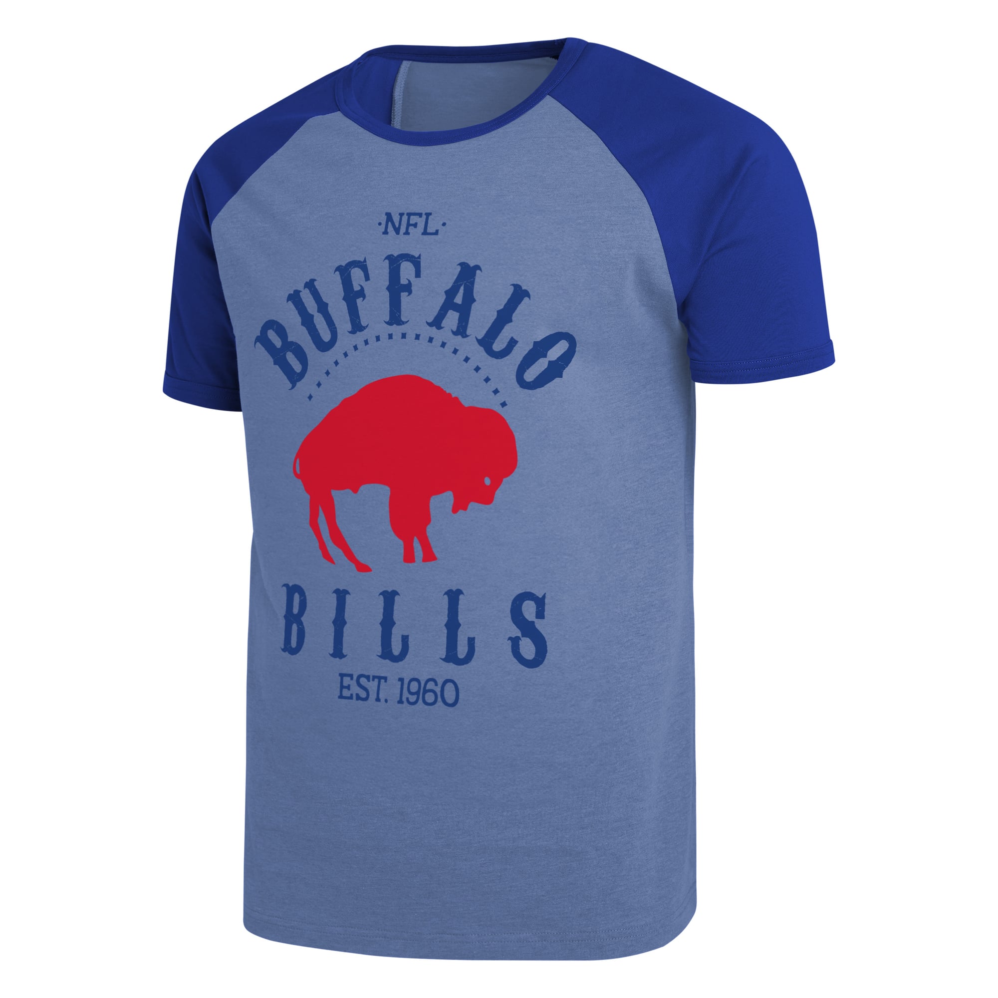 T-shirt raglan pour homme Darius Rucker Collection by Fanatics Royal Buffalo Bills