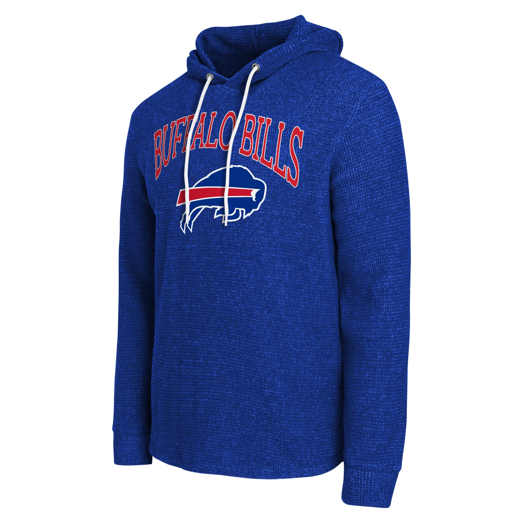 Collection Darius Rucker pour homme par Fanatics Royal Buffalo Bills T-shirt à manches longues en maille gaufrée et mélange de trois tissus