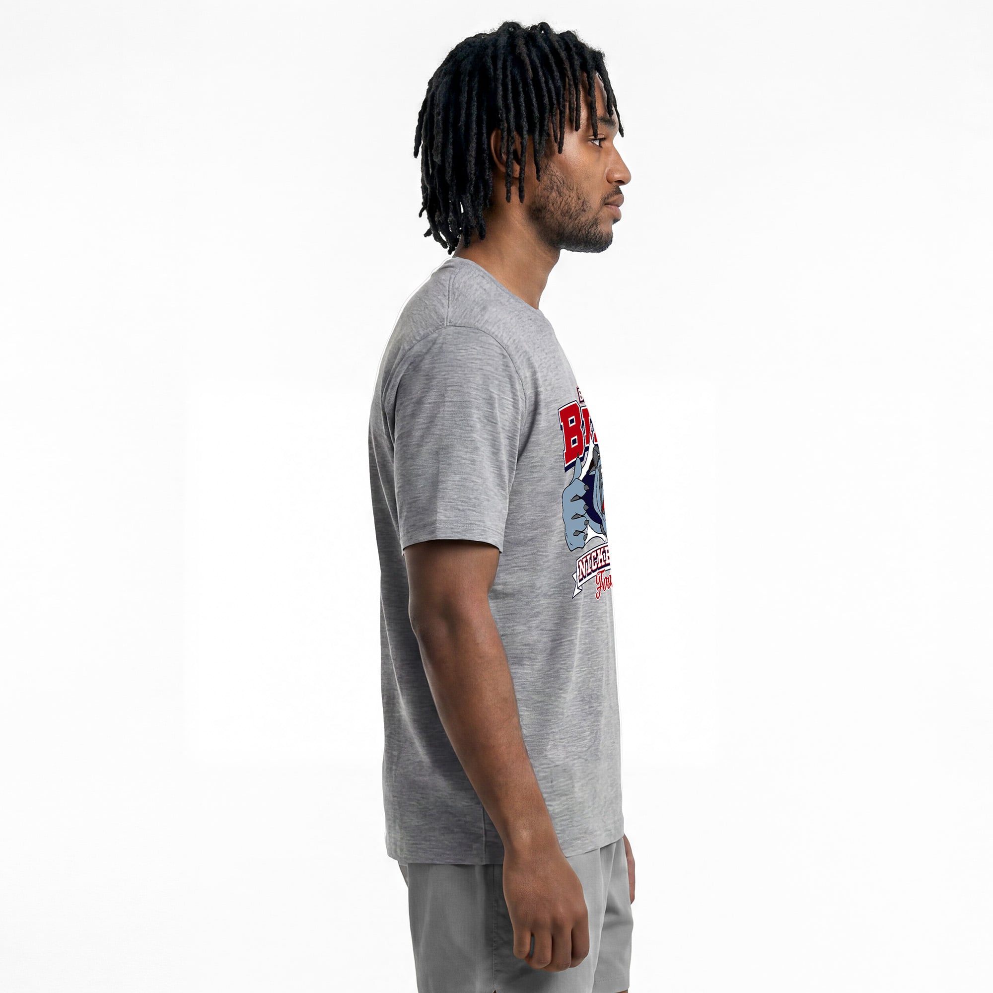 Men's Disney x Champion Gray Buffalo Bills Beast All-Star T-Shirt