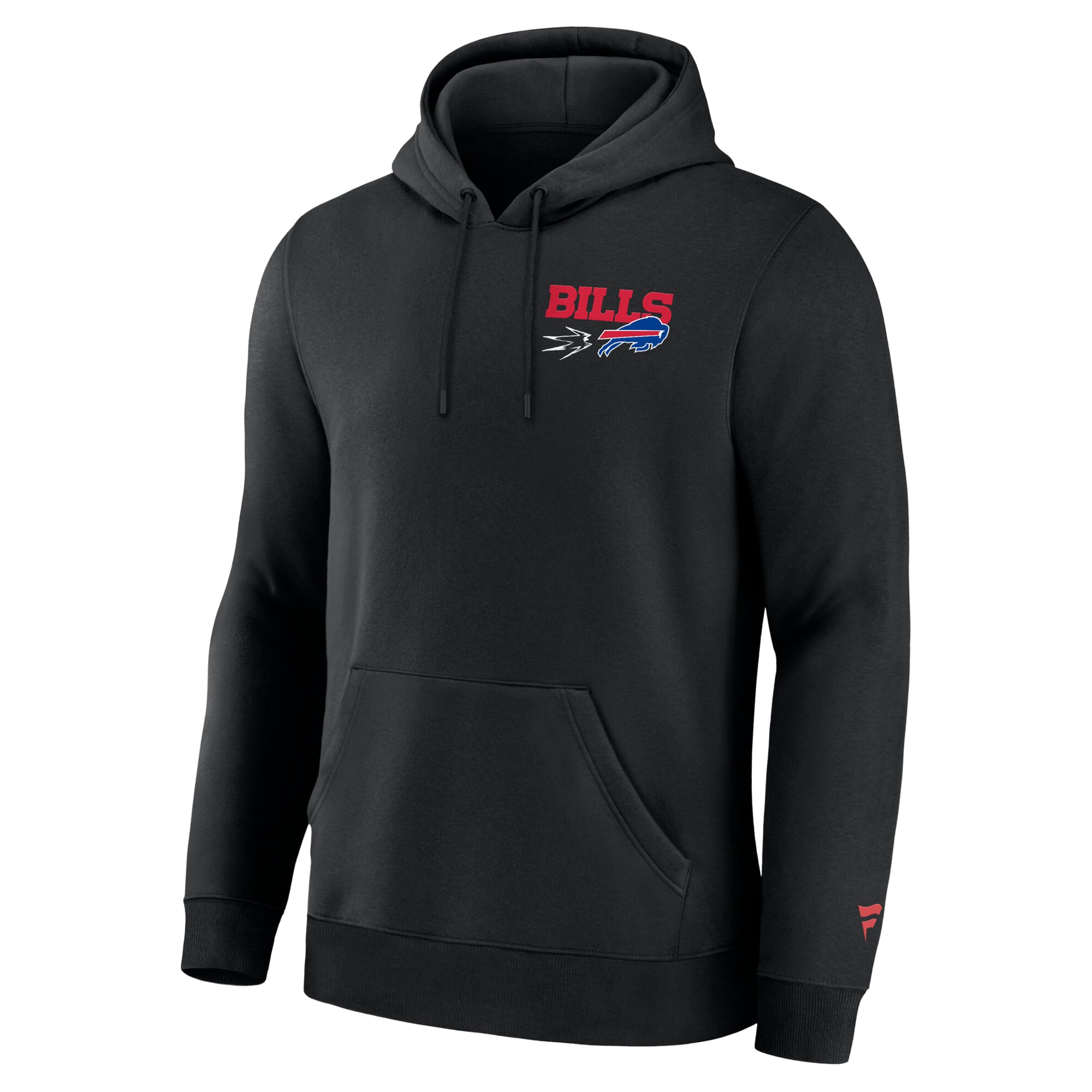 Sweat à capuche Fanatics Black Buffalo Bills pour homme, grandes tailles, style Mafia