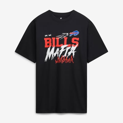  Buffalo Bills Fanatics Big & Tall Mafia T-Shirt - Black