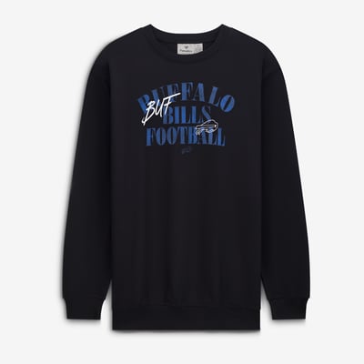 Buffalo Bills Fanatics Big & Tall Relaxed Halftime Lead Sweatshirt - Black