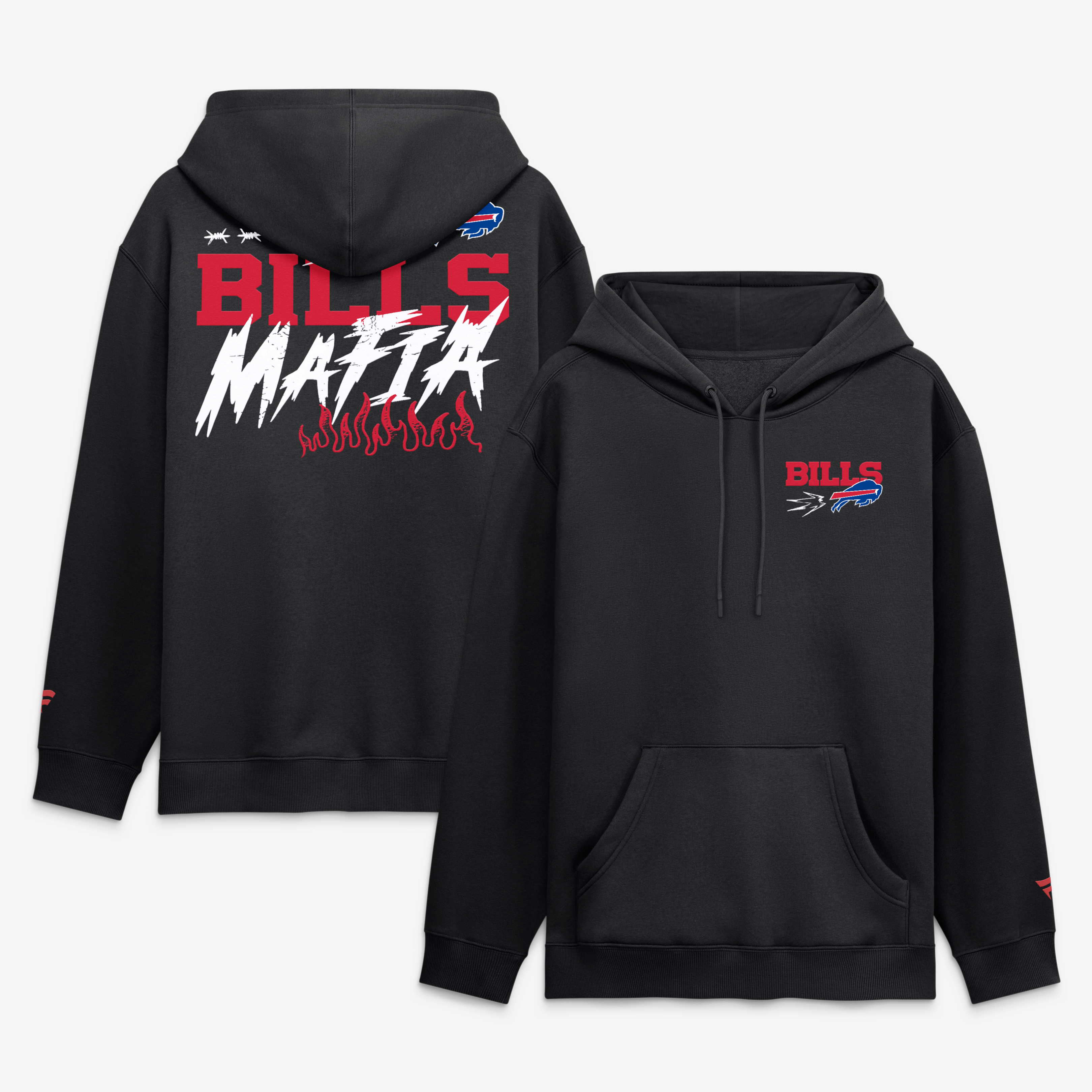 Men's Fanatics  Black Buffalo Bills Mafia Legacy Fleece Hoodie