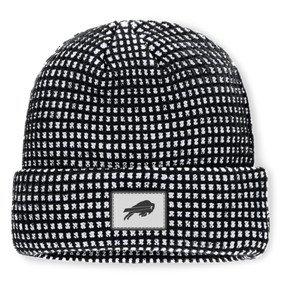 Buffalo Bills Fanatics Scheme Cuffed Knit Hat - Black/White