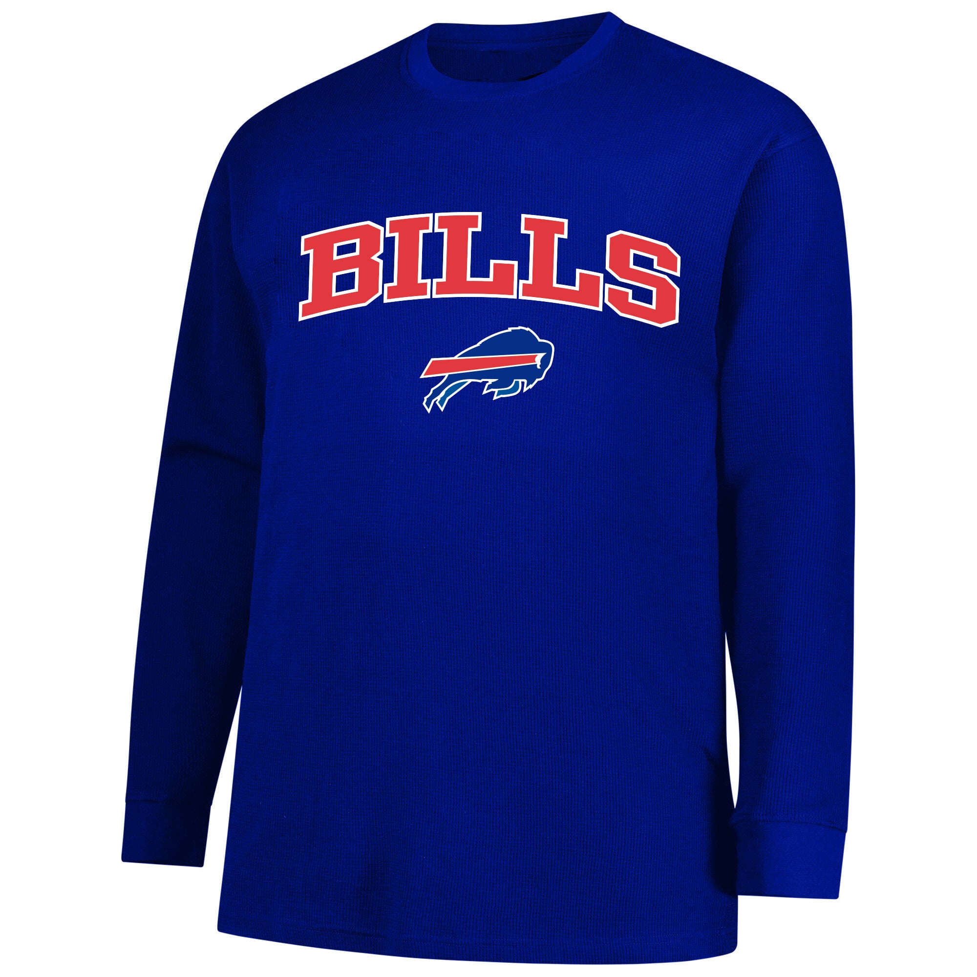 T-shirt thermique à manches longues gaufrées Fanatics Josh Allen Royal Buffalo Bills pour hommes, grandes tailles