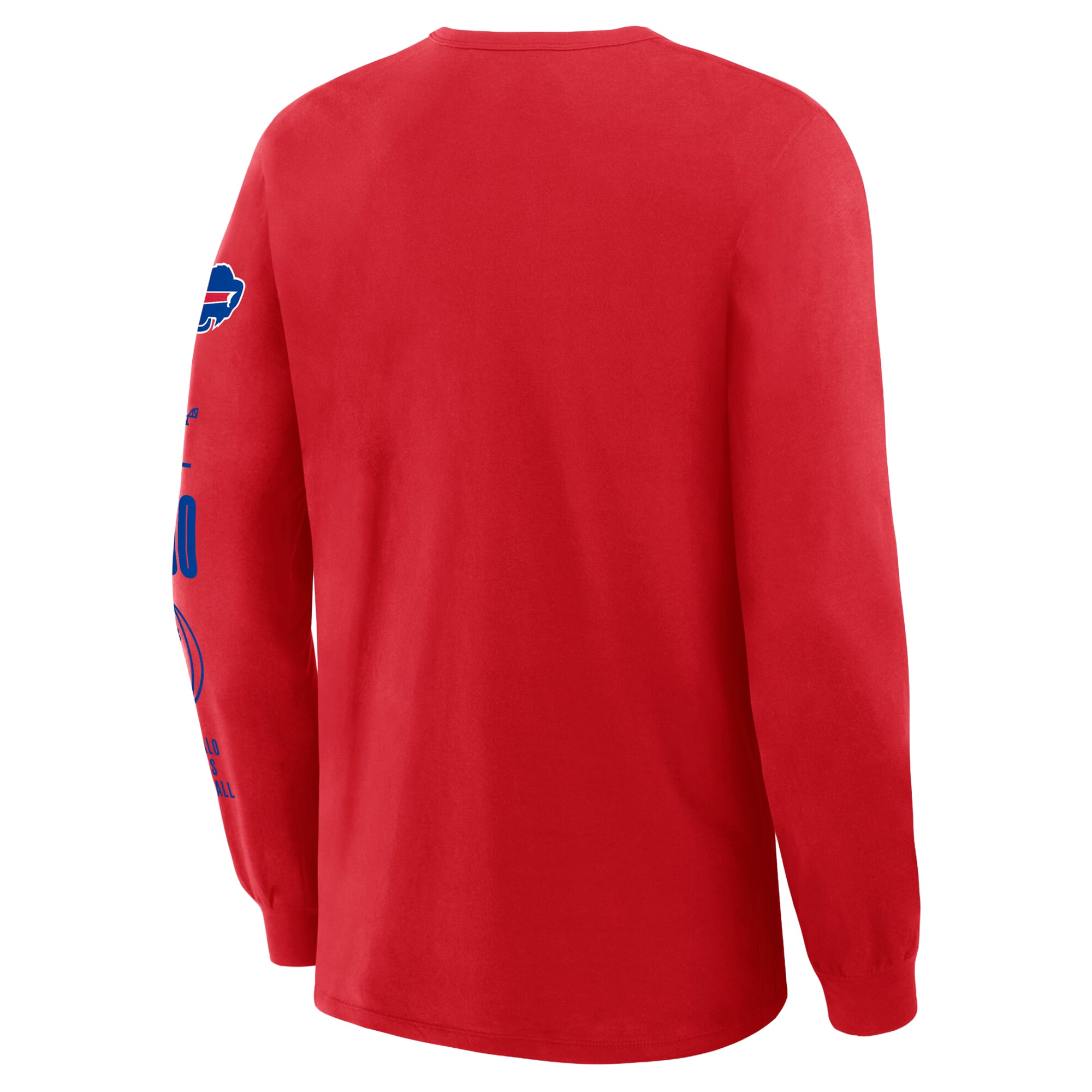 T-shirt Fanatics rouge Buffalo Bills pour hommes, grandes tailles, avec passe de contrôle