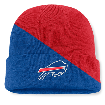 Buffalo Bills Fanatics Tilt Cuffed Knit Hat - Red/Royal