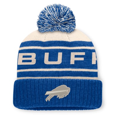 Buffalo Bills Fanatics Men's Cuffed Knit Hat with Pom - Royal
