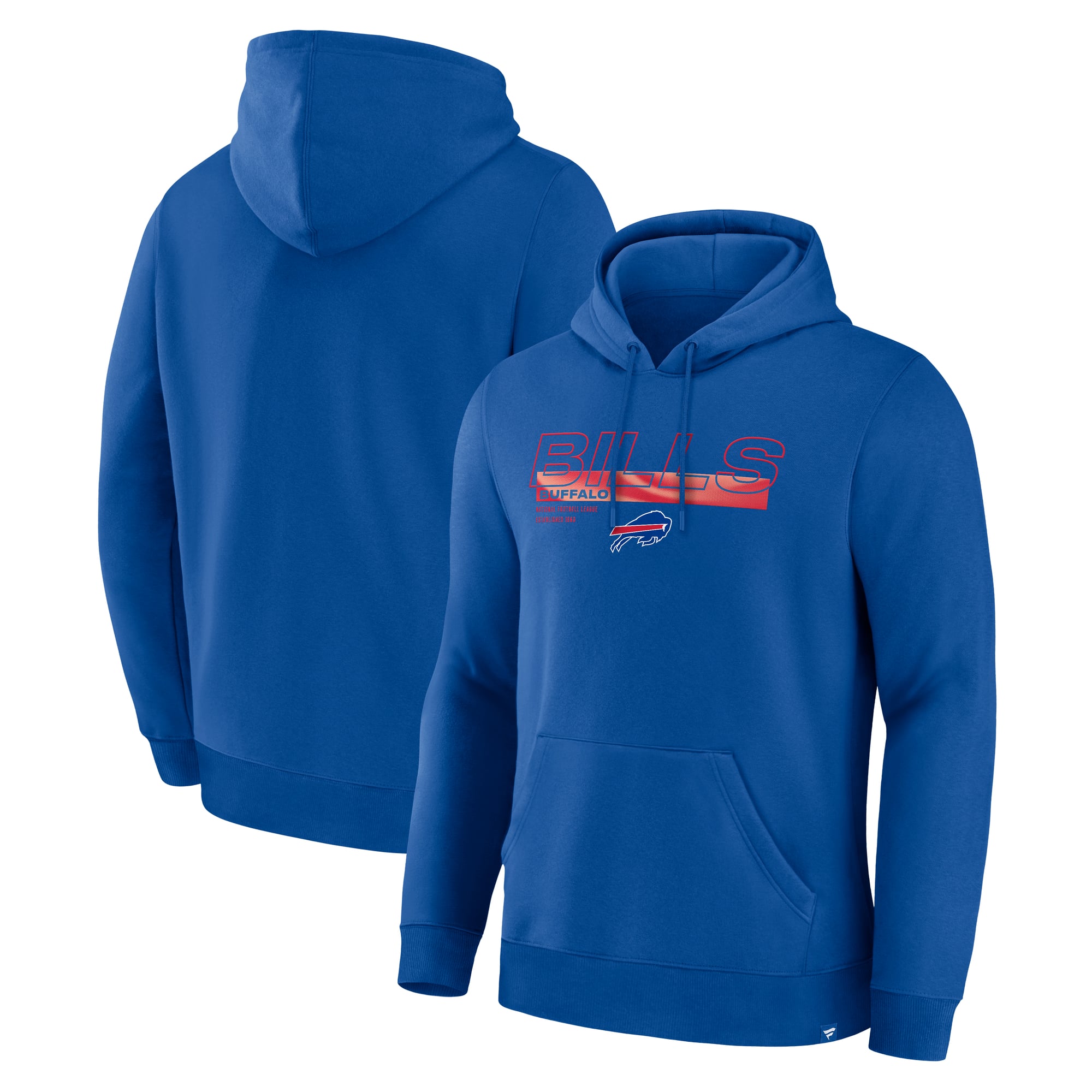 Sweat à capuche Fanatics Royal Buffalo Bills Draw Play Legacy pour homme