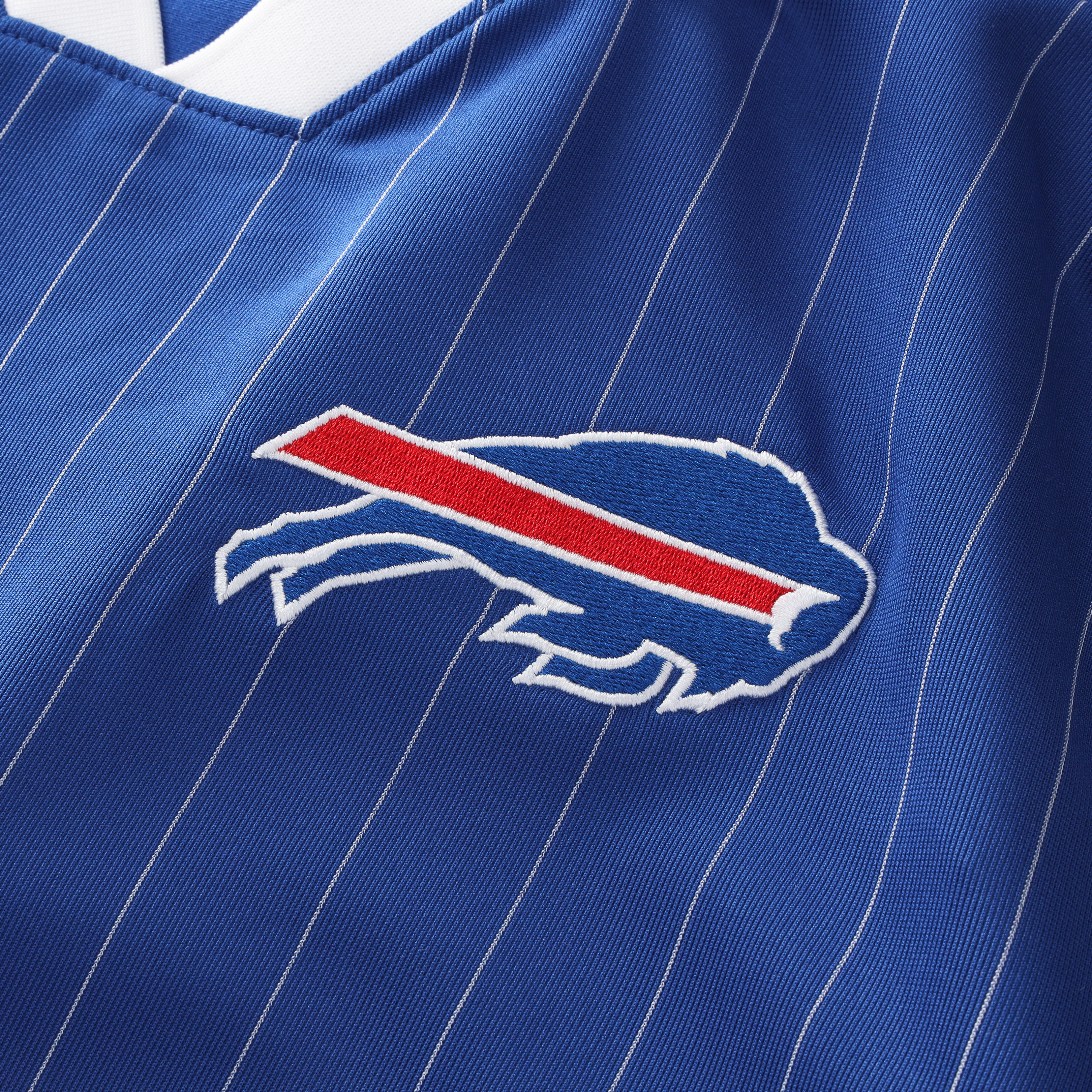 Men's Fanatics Royal Buffalo Bills Football x Collared Fan Top