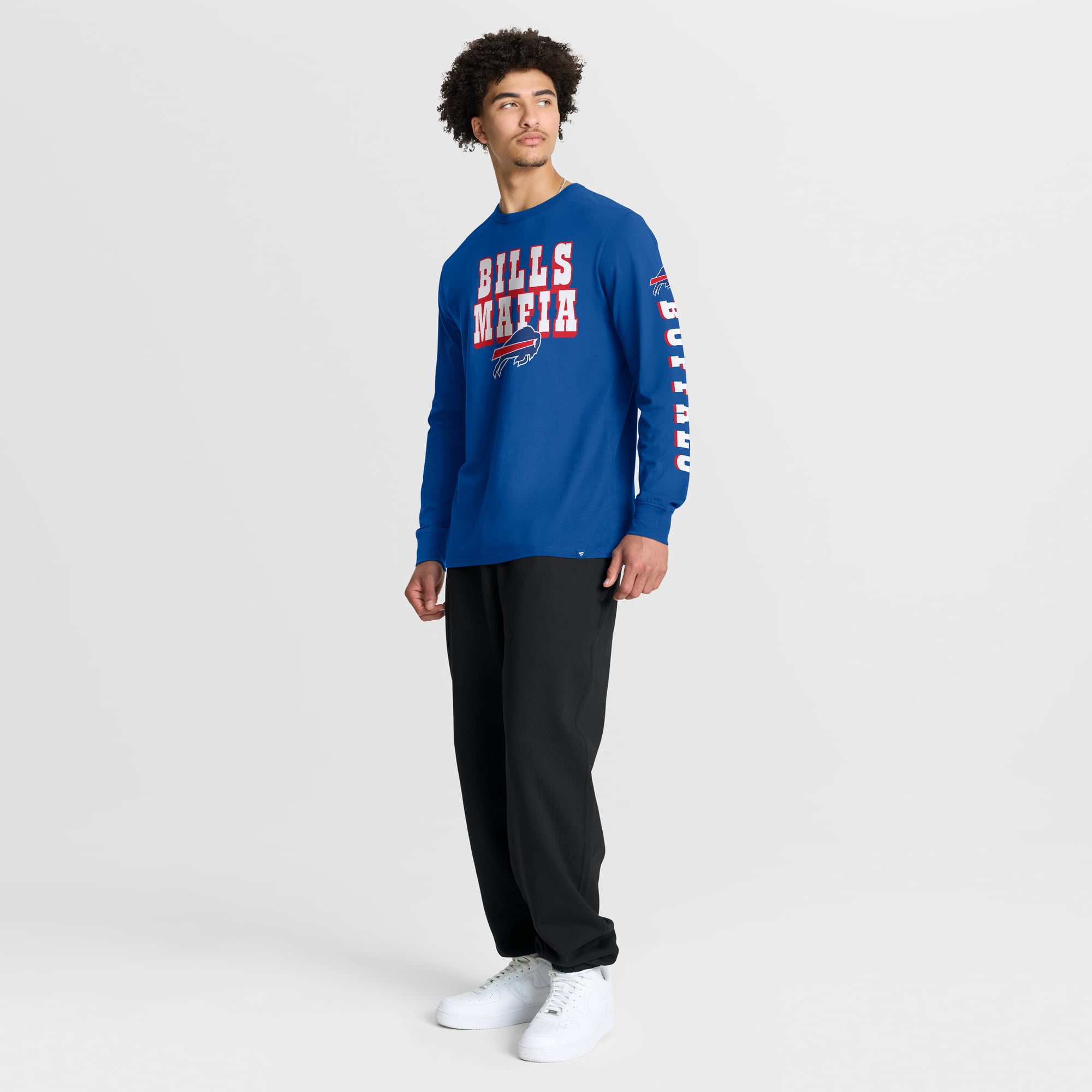 Men's Fanatics Royal Buffalo Bills Hometown Sweep Legacy Long Sleeve T-Shirt