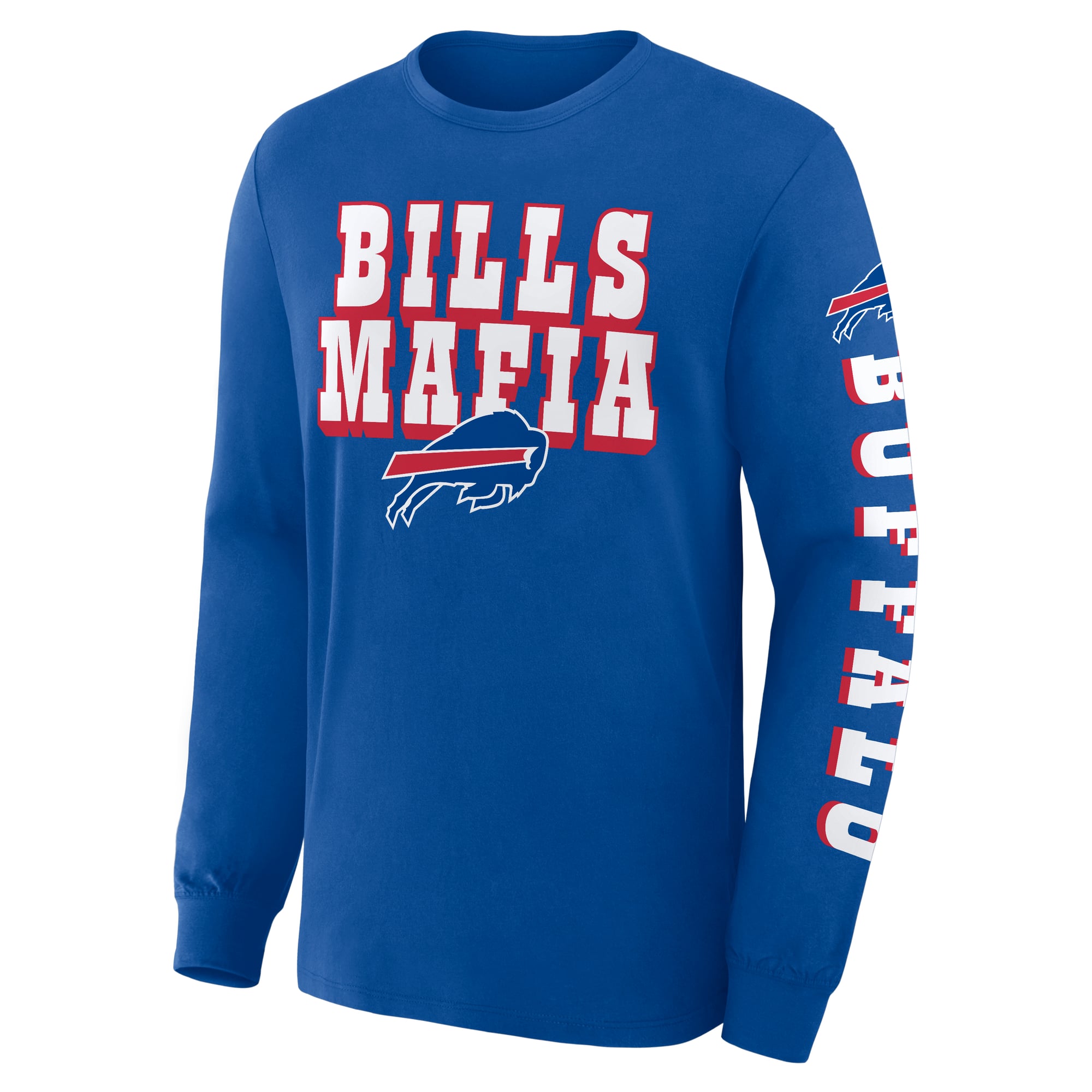 Men's Fanatics Royal Buffalo Bills Hometown Sweep Legacy Long Sleeve T-Shirt