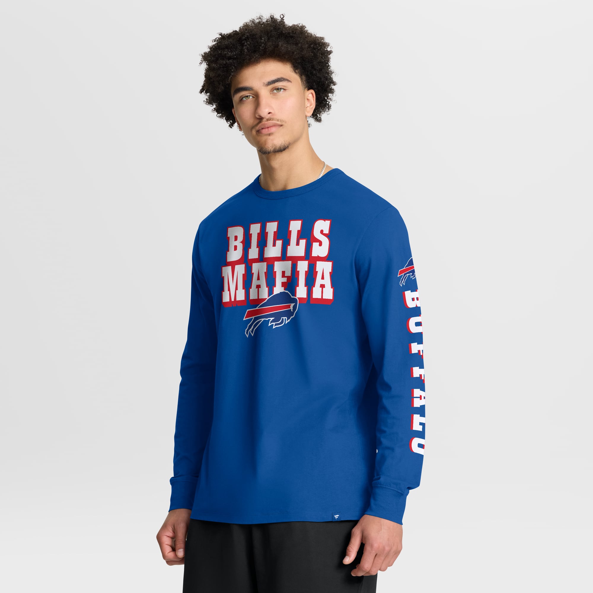 Men's Fanatics Royal Buffalo Bills Hometown Sweep Legacy Long Sleeve T-Shirt
