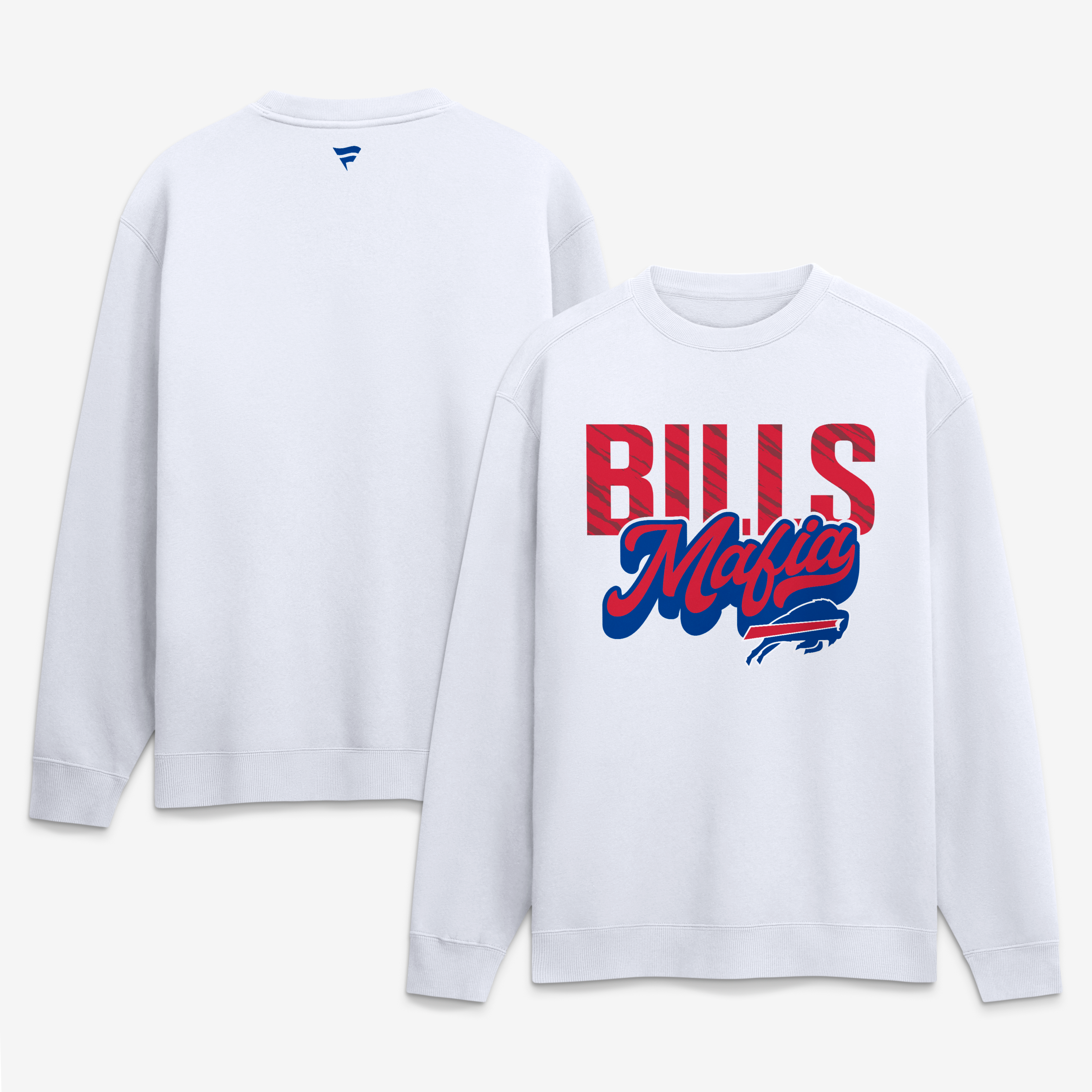 Men's Fanatics  White Buffalo Bills Mafia Legacy Sweatshirt
