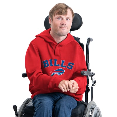 Buffalo Bills G-III Sports by Carl Banks Adaptive Fleece Hoodie - Red