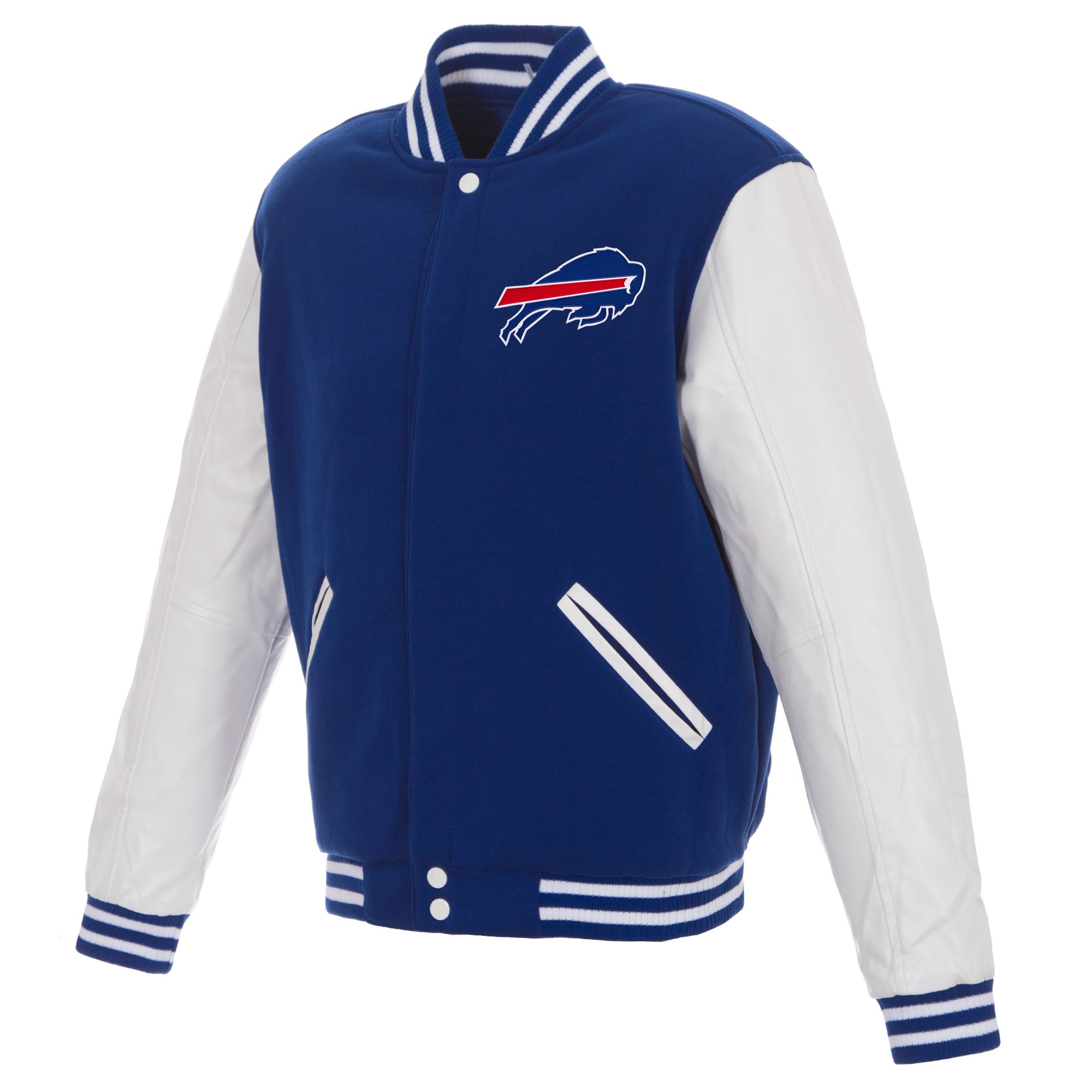 Men's JH Design Royal/White Buffalo Bills 19 Mens Reversible