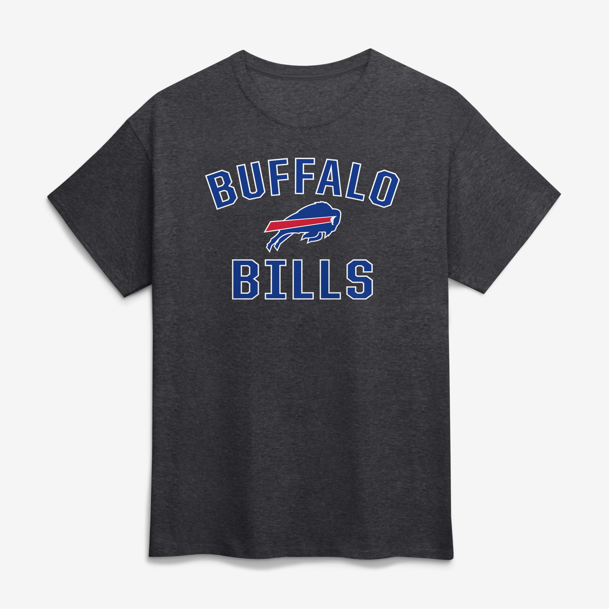 T-shirt homme en coton bleu roi Buffalo Bills avec logo et arc de victoire