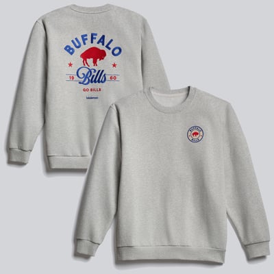 Buffalo Bills lululemon Steady State Crew Sweatshirt - Heathered Core Ultra Light Grey