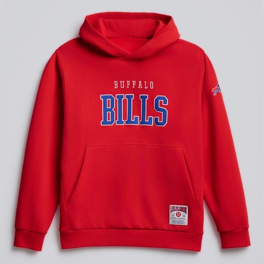 lululemon Buffalo Bills True Red Steady State Pullover Hoodie