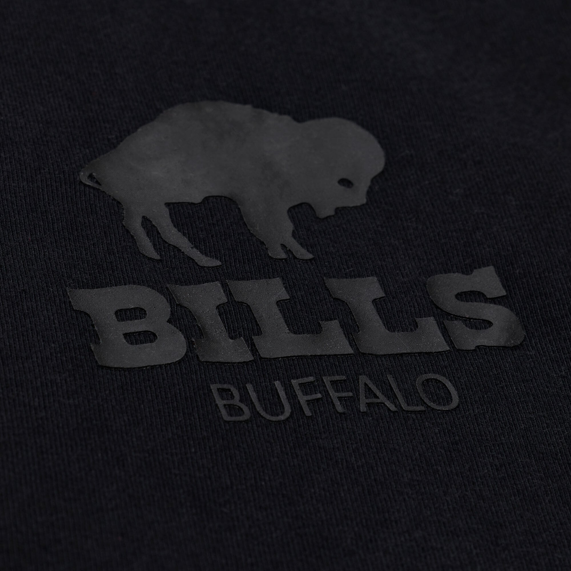 Men's Mitchell & Ness Black Buffalo Bills Core Essentials Micro Logo T-Shirt