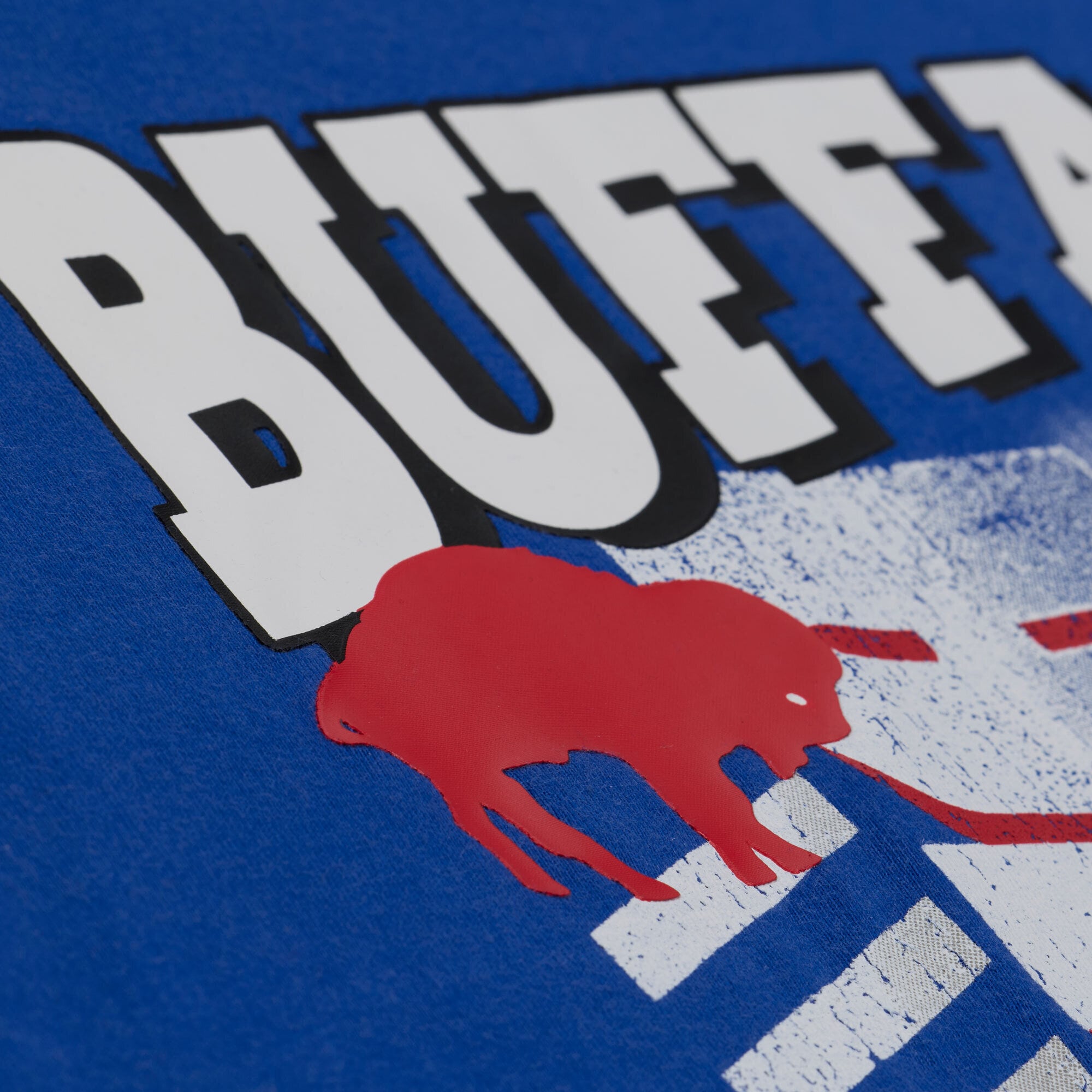 T-shirt à manches courtes Mitchell & Ness Royal Buffalo Bills Core Essentials Street Graphic pour homme
