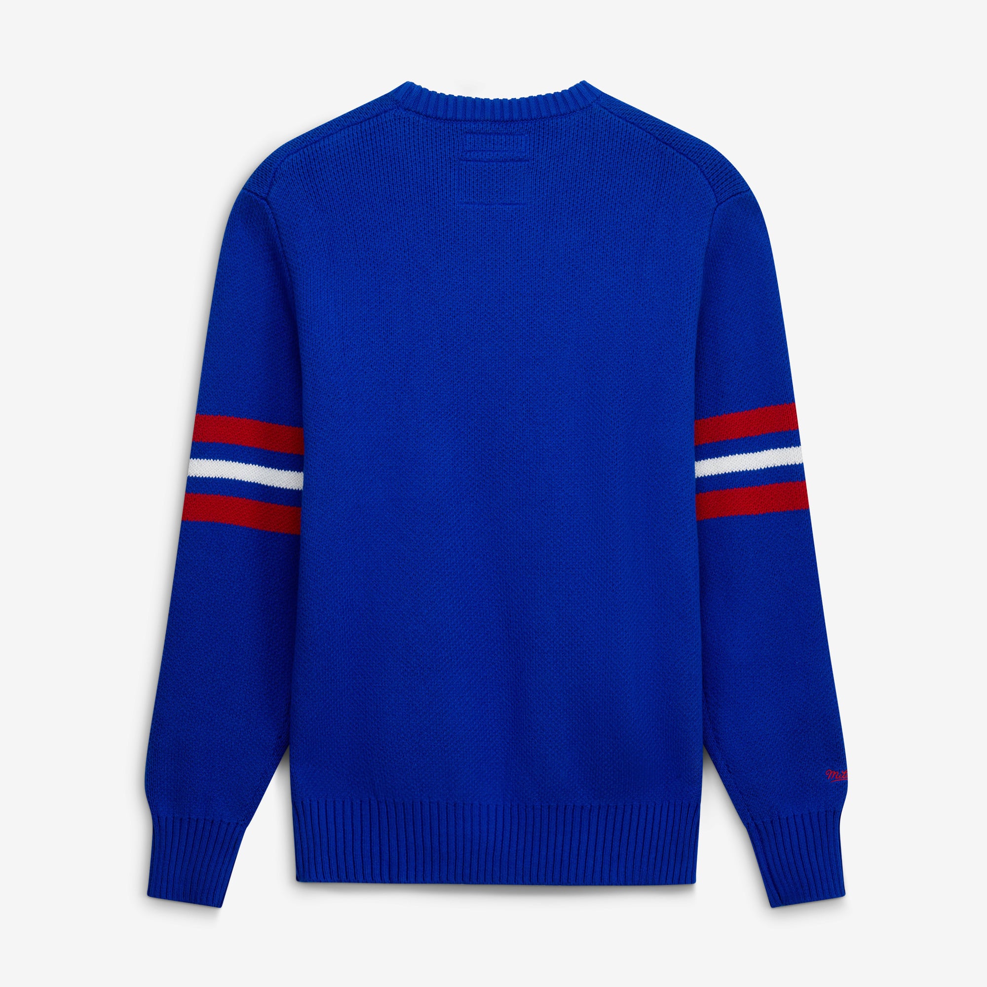 Men's Mitchell & Ness Royal Buffalo Bills Head Coach Sweater