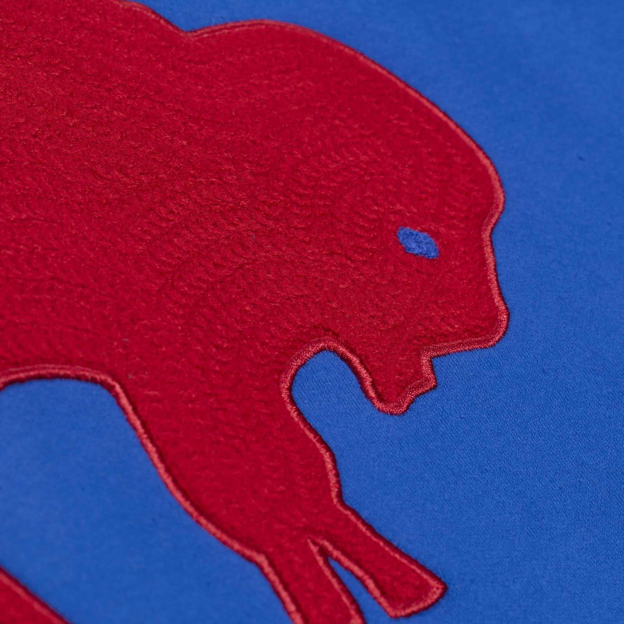 Sweat à capuche en polaire épaisse Mitchell & Ness Royal Buffalo Bills Premium Essentials pour homme