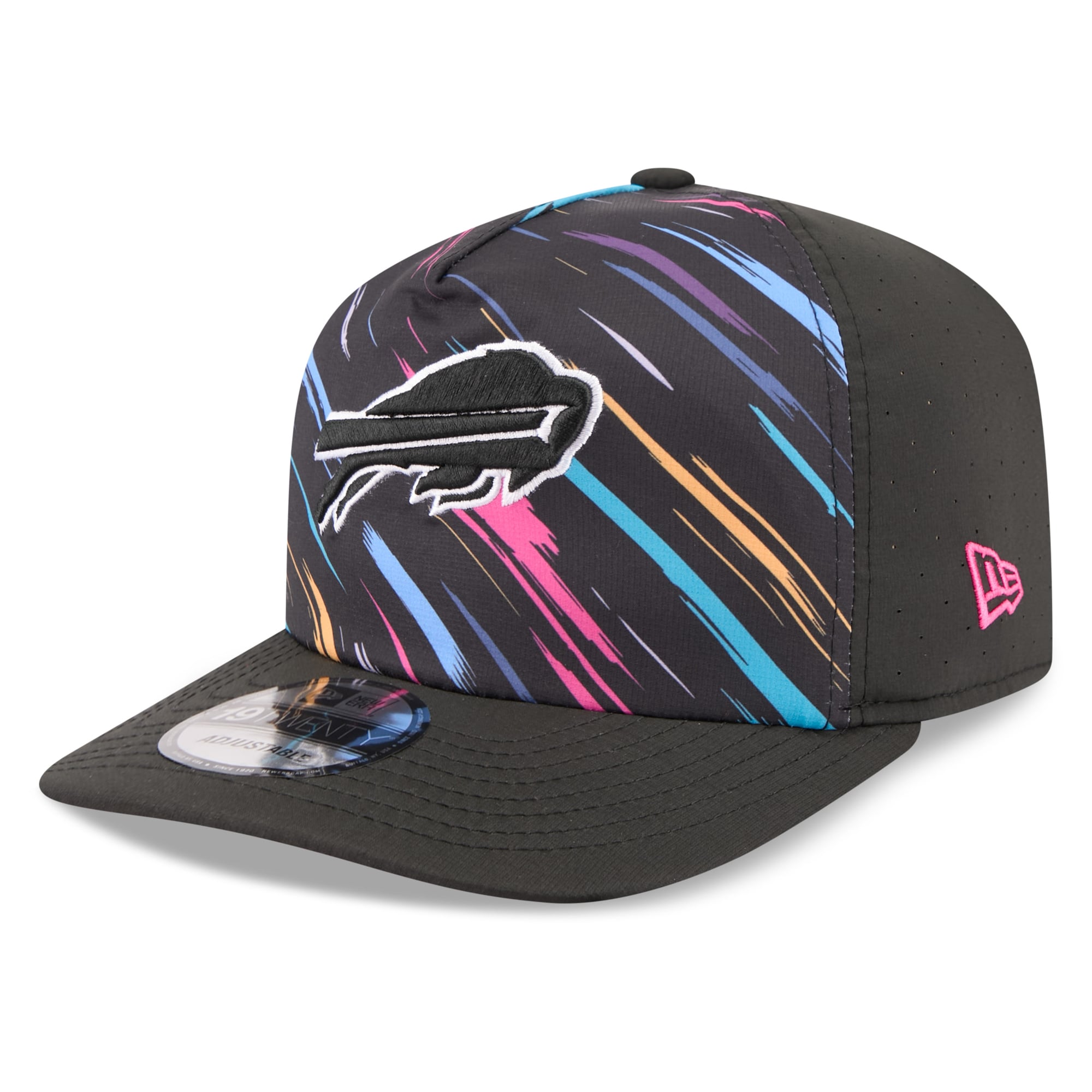 Men's New Era Black Buffalo Bills 2026 NFL Crucial Catch 19TWENTY Adjustable Hat