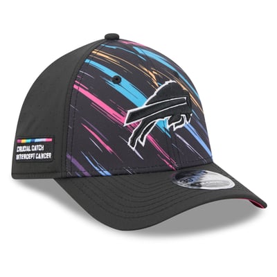 Buffalo Bills New Era 2026 NFL Crucial Catch 39THIRTY M-Crown Stretch Hat - Black