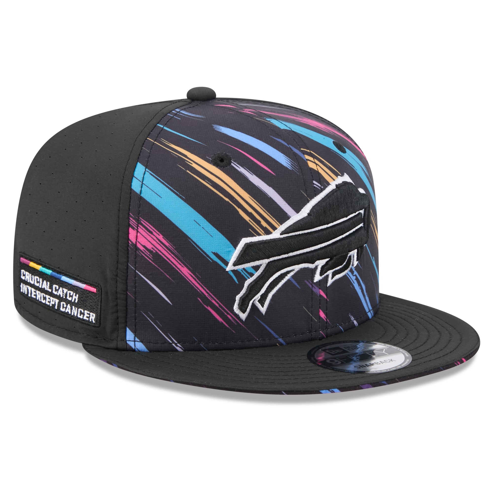 Men's New Era Black Buffalo Bills 2026 NFL Crucial Catch 9FIFTY Snapback Hat