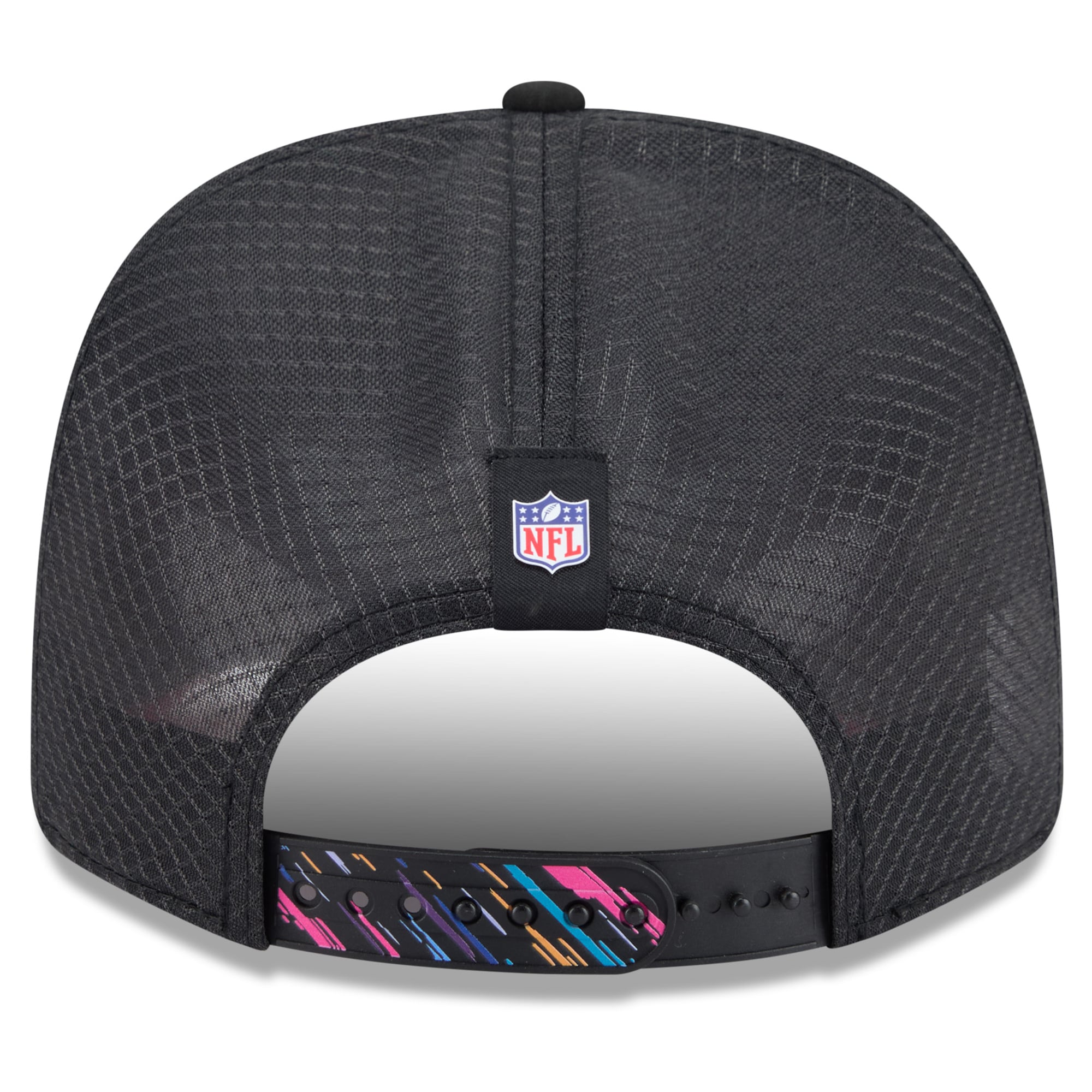 Men's New Era Black Buffalo Bills 2026 NFL Crucial Catch 9SEVENTY Adjustable Trucker Hat