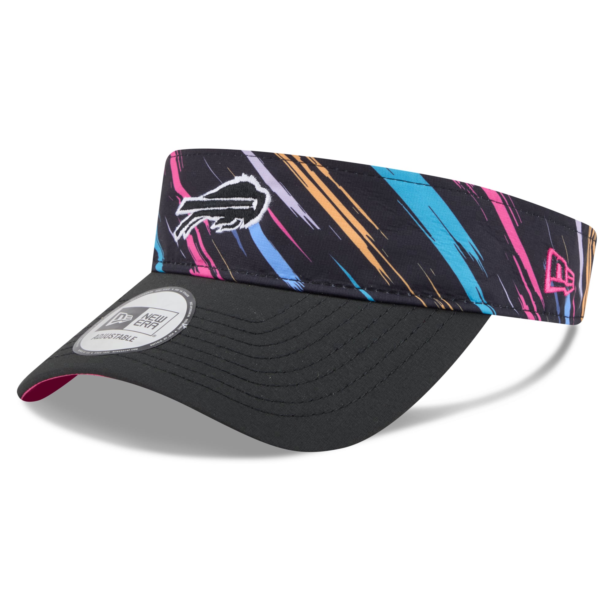 Men's New Era Black Buffalo Bills 2026 NFL Crucial Catch Adjustable Visor