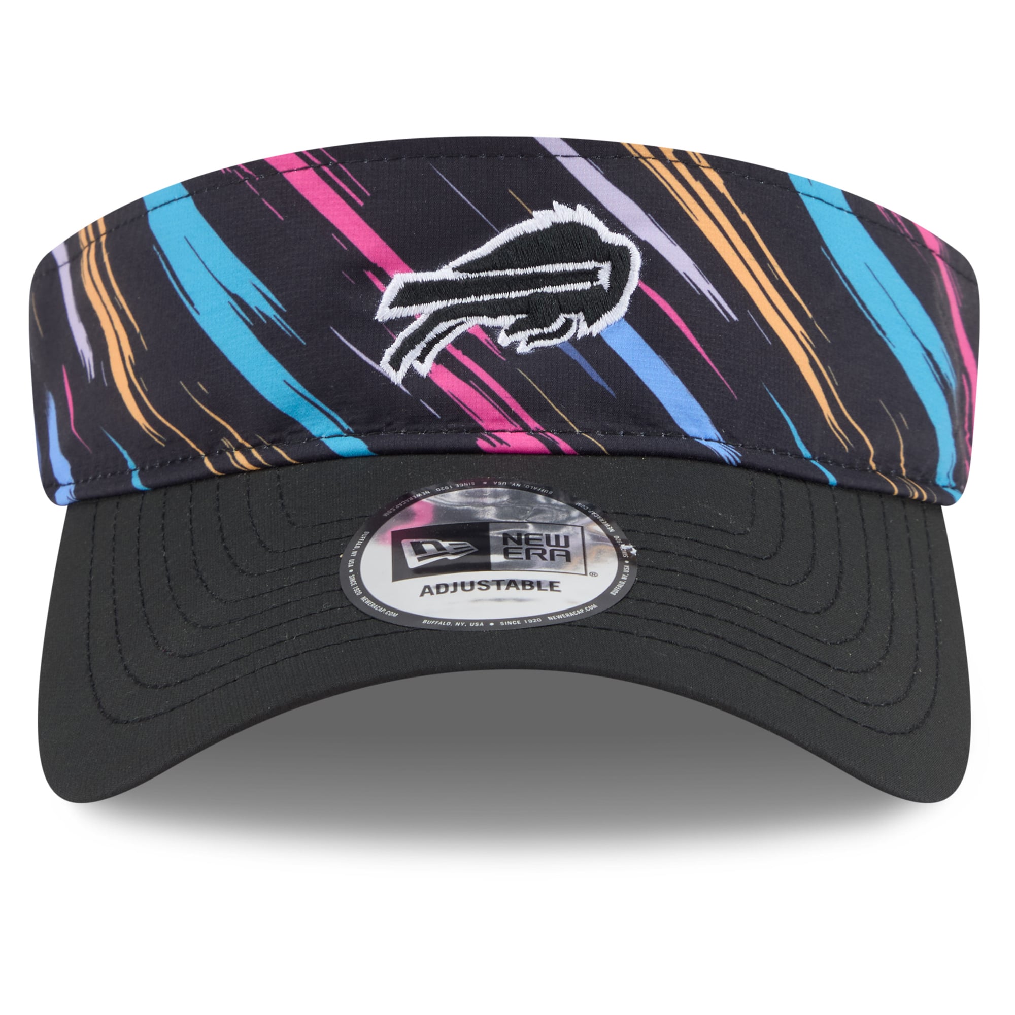 Men's New Era Black Buffalo Bills 2026 NFL Crucial Catch Adjustable Visor