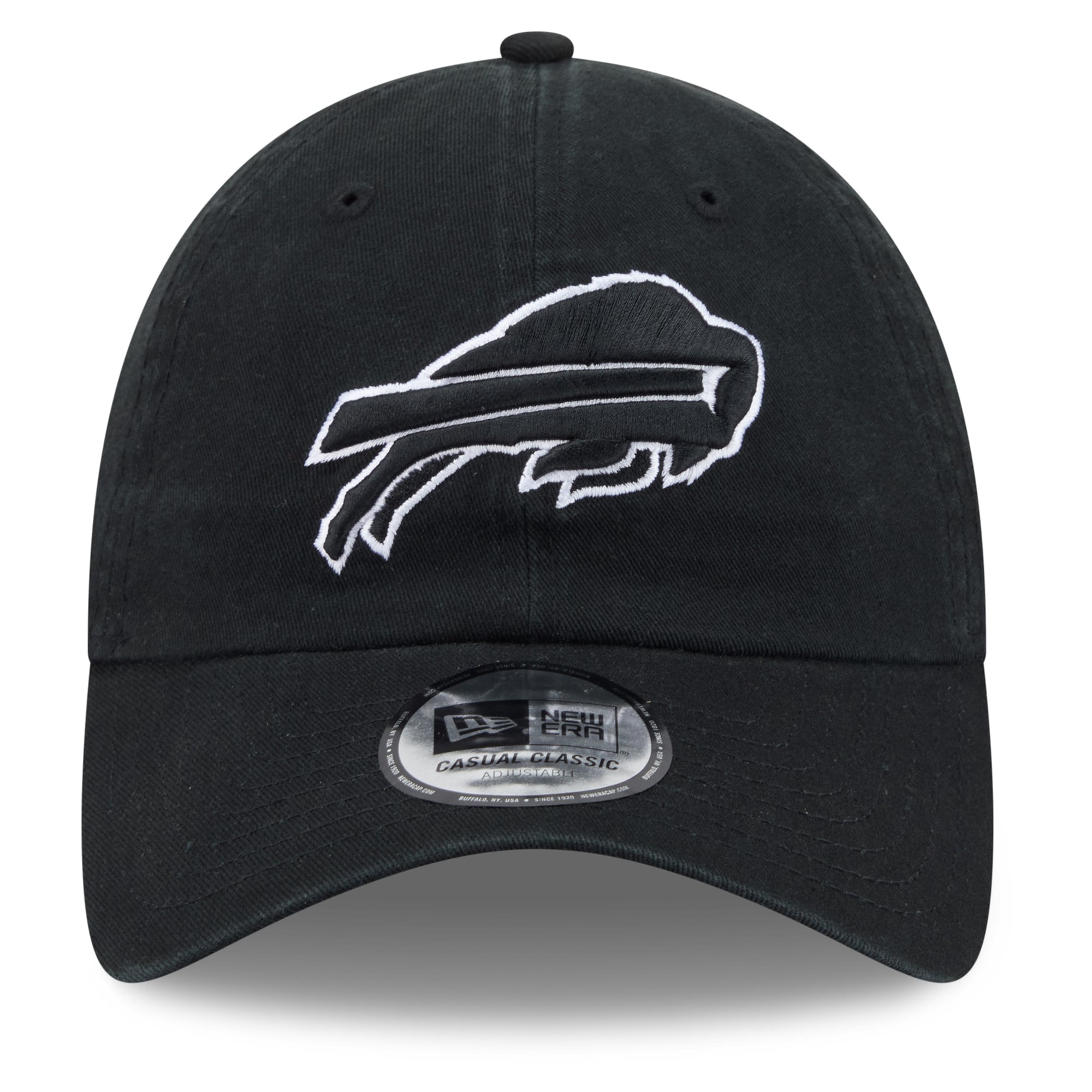 Men's New Era Black Buffalo Bills 2026 NFL Crucial Catch Casual Classic Adjustable Hat